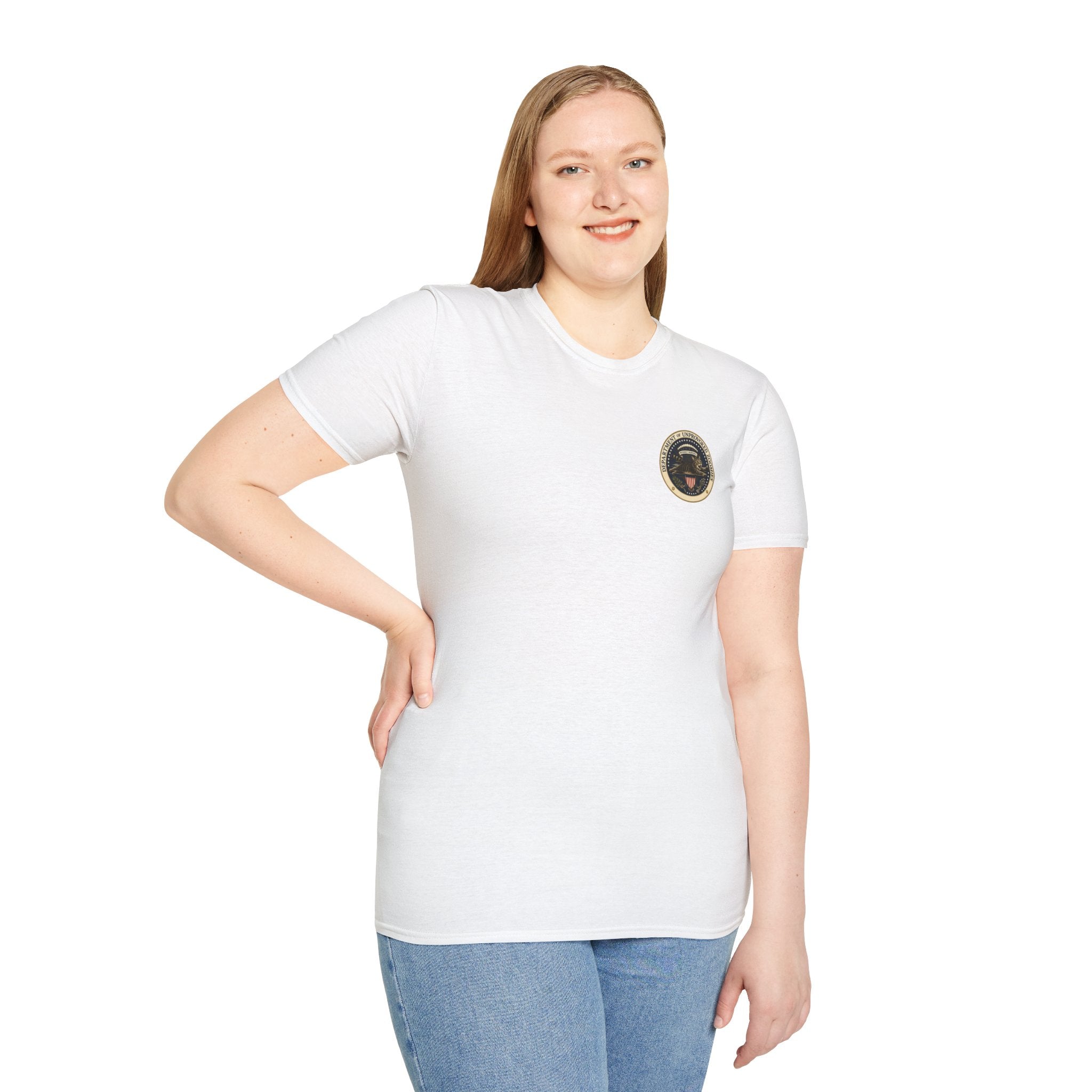 Department of Unprovoked Zoomies Cat T-Shirt | Faux Government Seal Tee