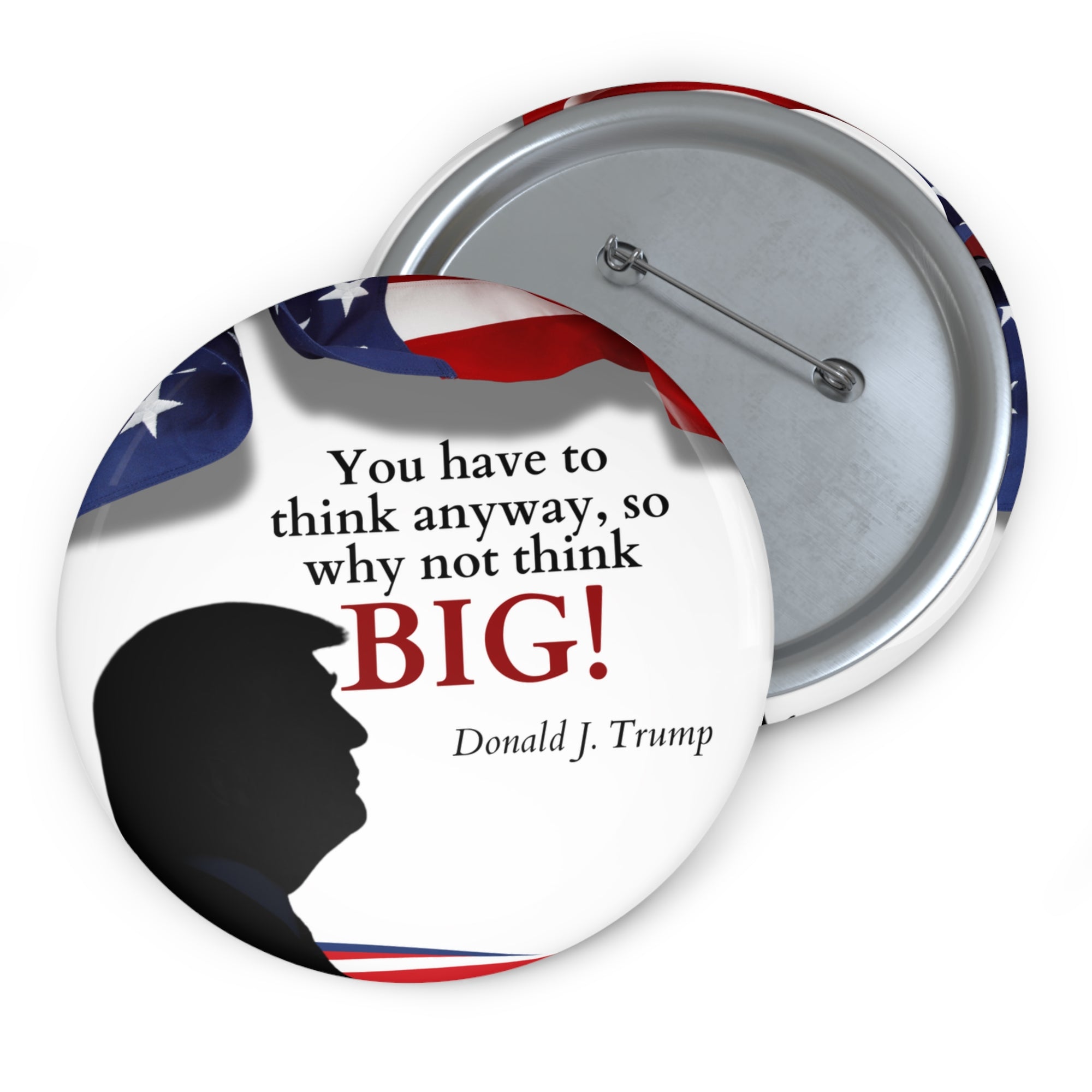 Trump: Think Big Pin Buttons