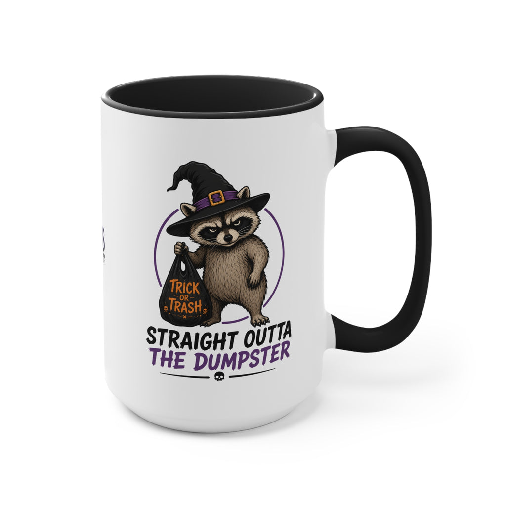 Jimothy Straight Outta the Dumpster Halloween Raccoon Accent Mug