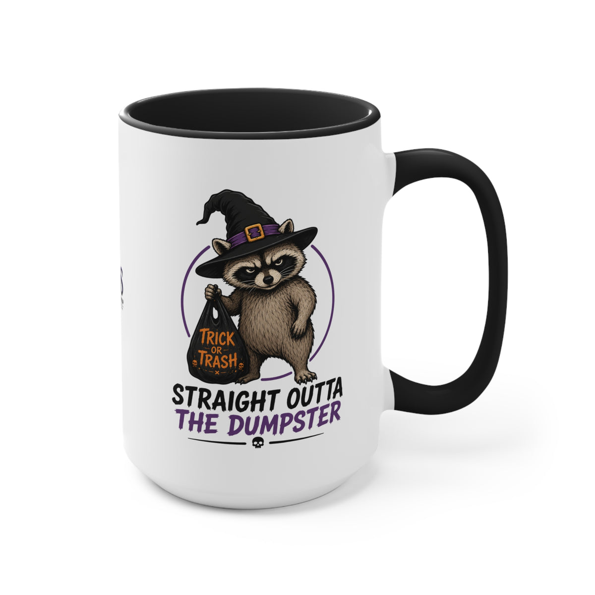 Jimothy Straight Outta the Dumpster Halloween Raccoon Accent Mug