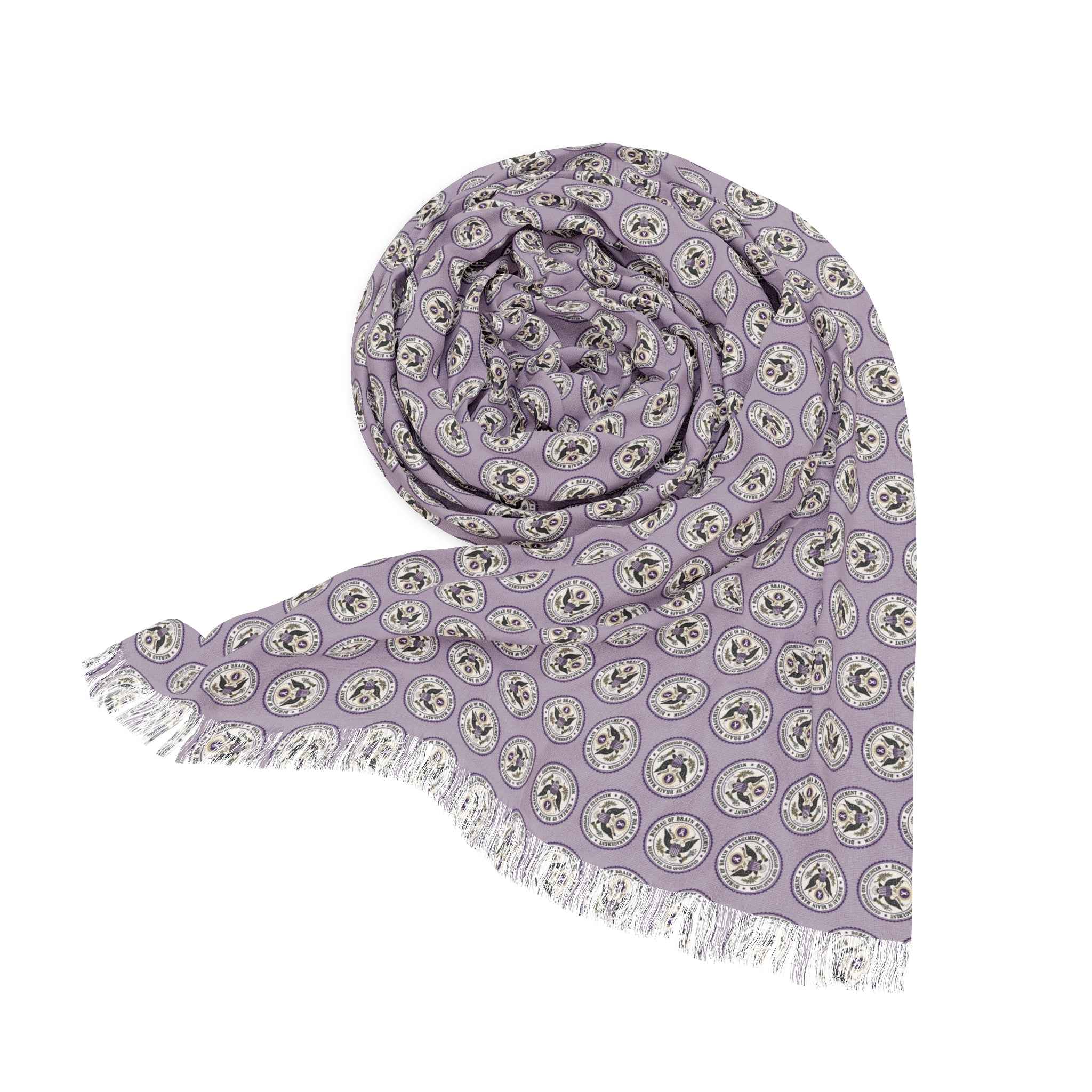 Bureau of Brain Management Scarf | Medicated and Opinionated Epilepsy Awareness Wrap