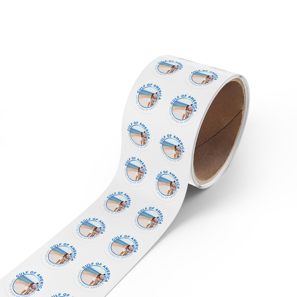 American Gulf Round Sticker Labels