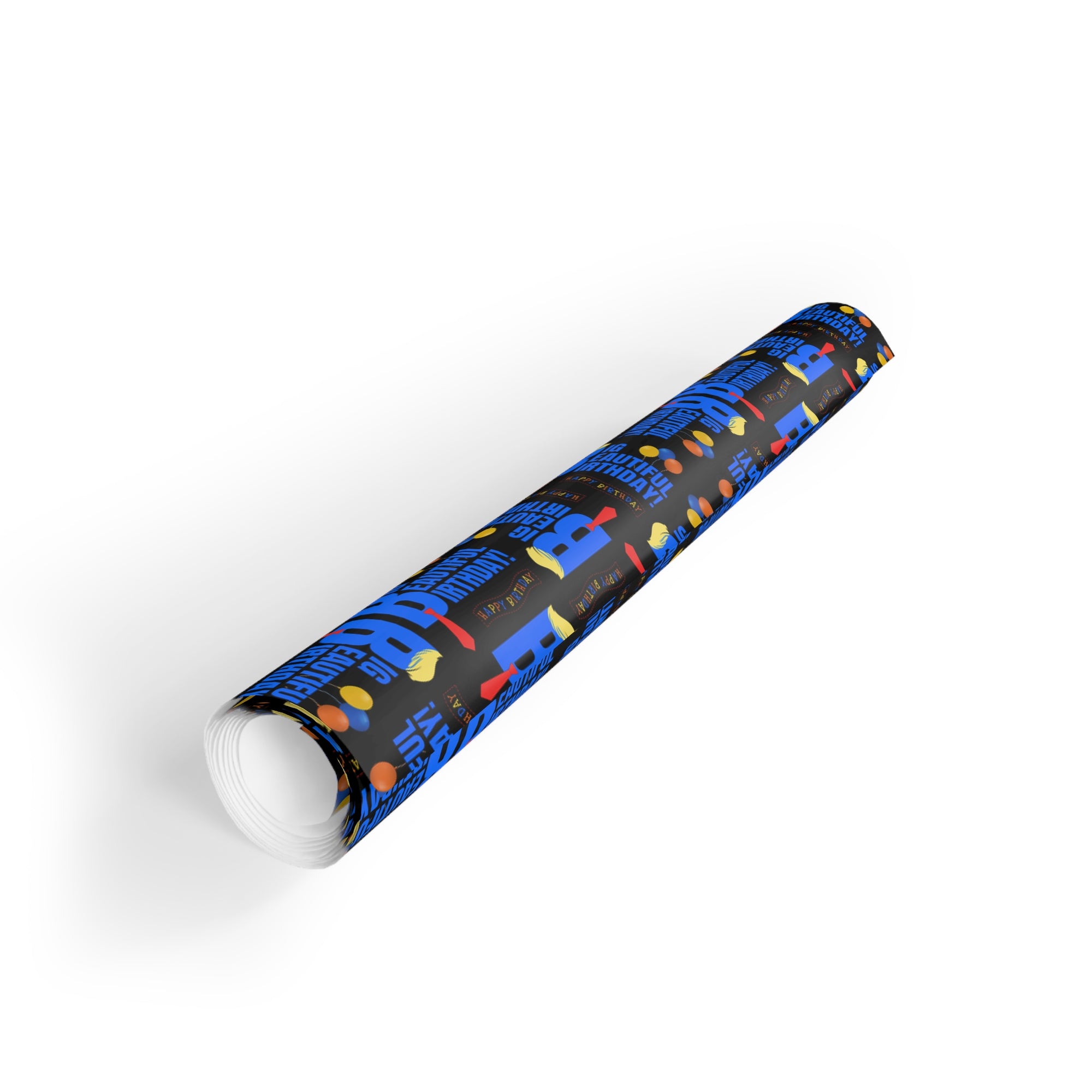 Big Beautiful Birthday Gift Wrapping Paper Roll