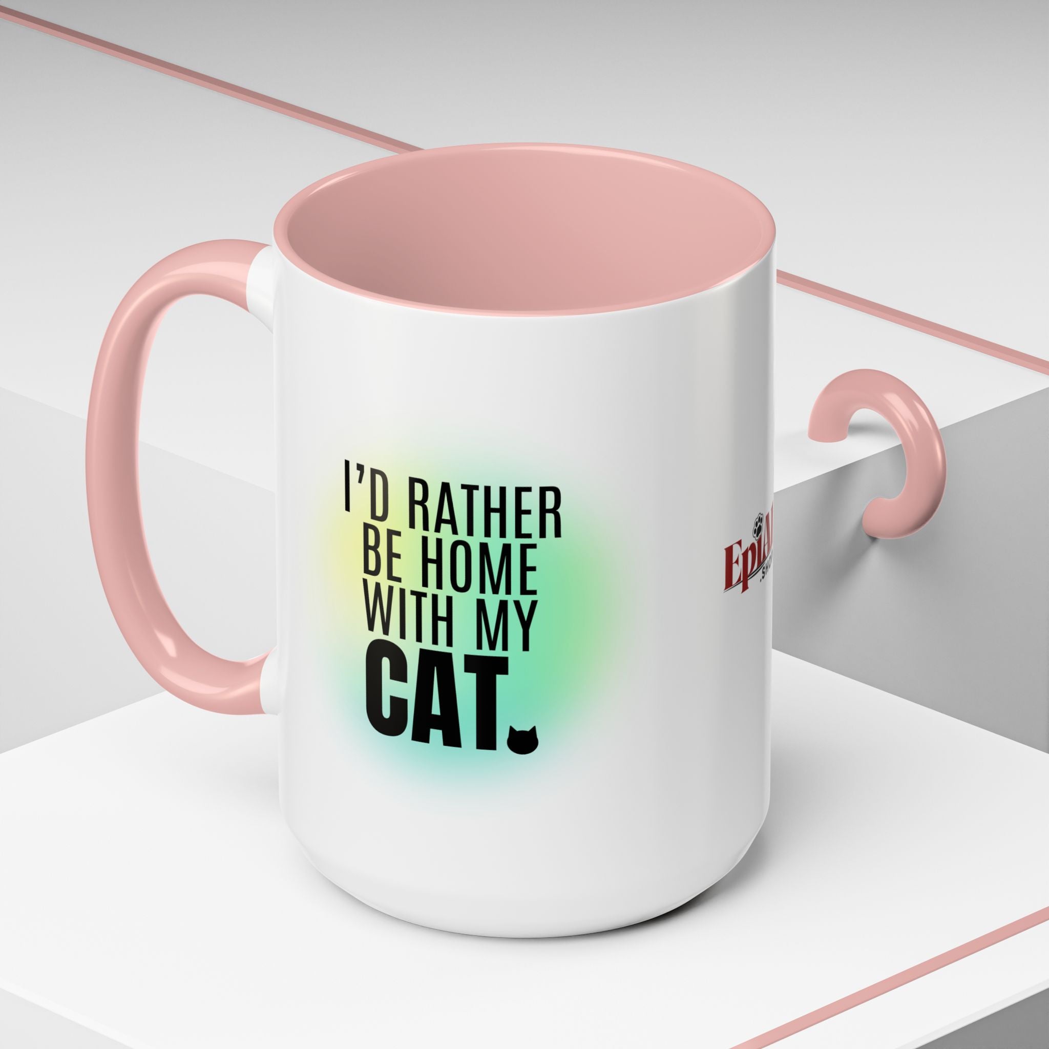 Photo depicting the ​Rather Be Home Accent Coffee Mug (11, 15oz) from EpiAl's Shop.