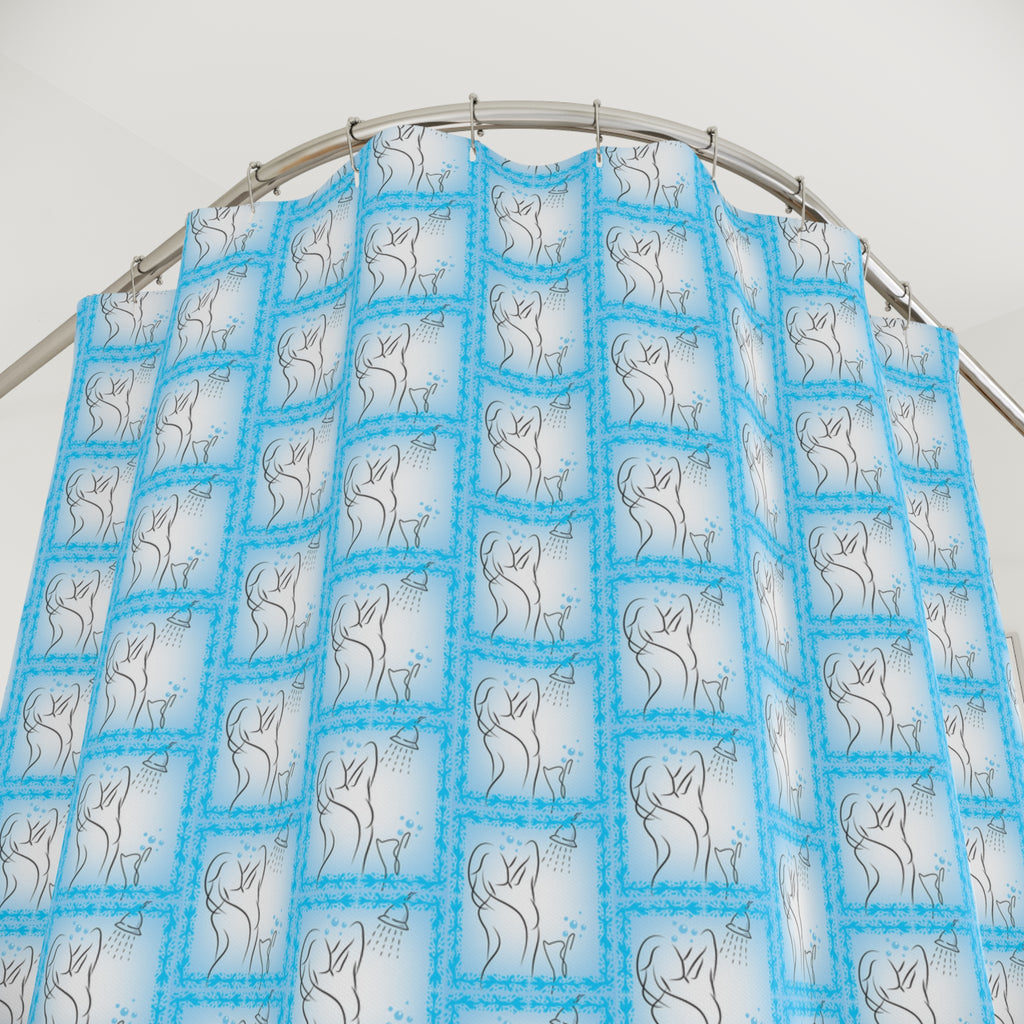 Cat & Lady Shower Curtains