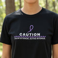 Caution: Calm Exterior. Active Interior. – Epilepsy Awareness T-Shirt