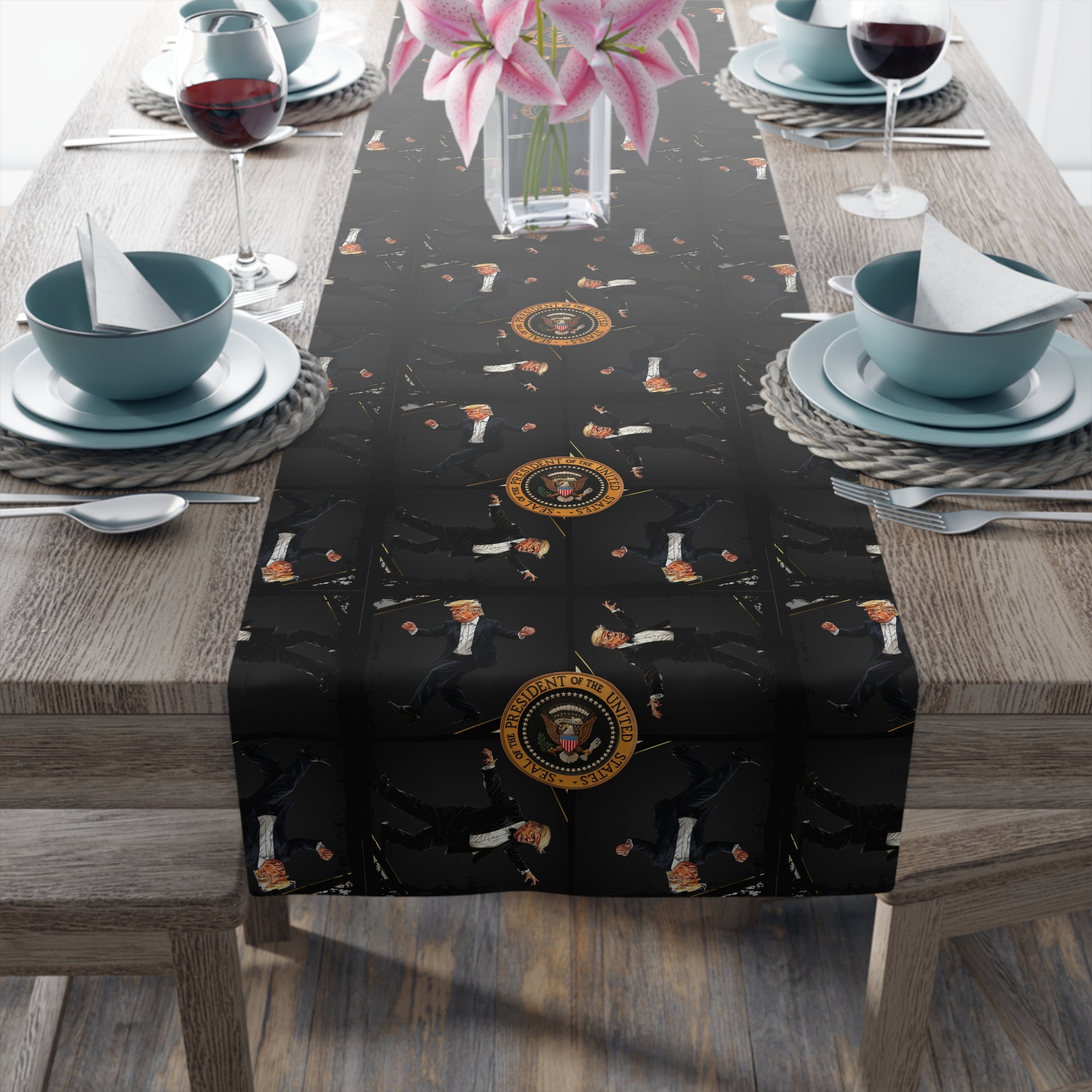 Dancing President Table Runner