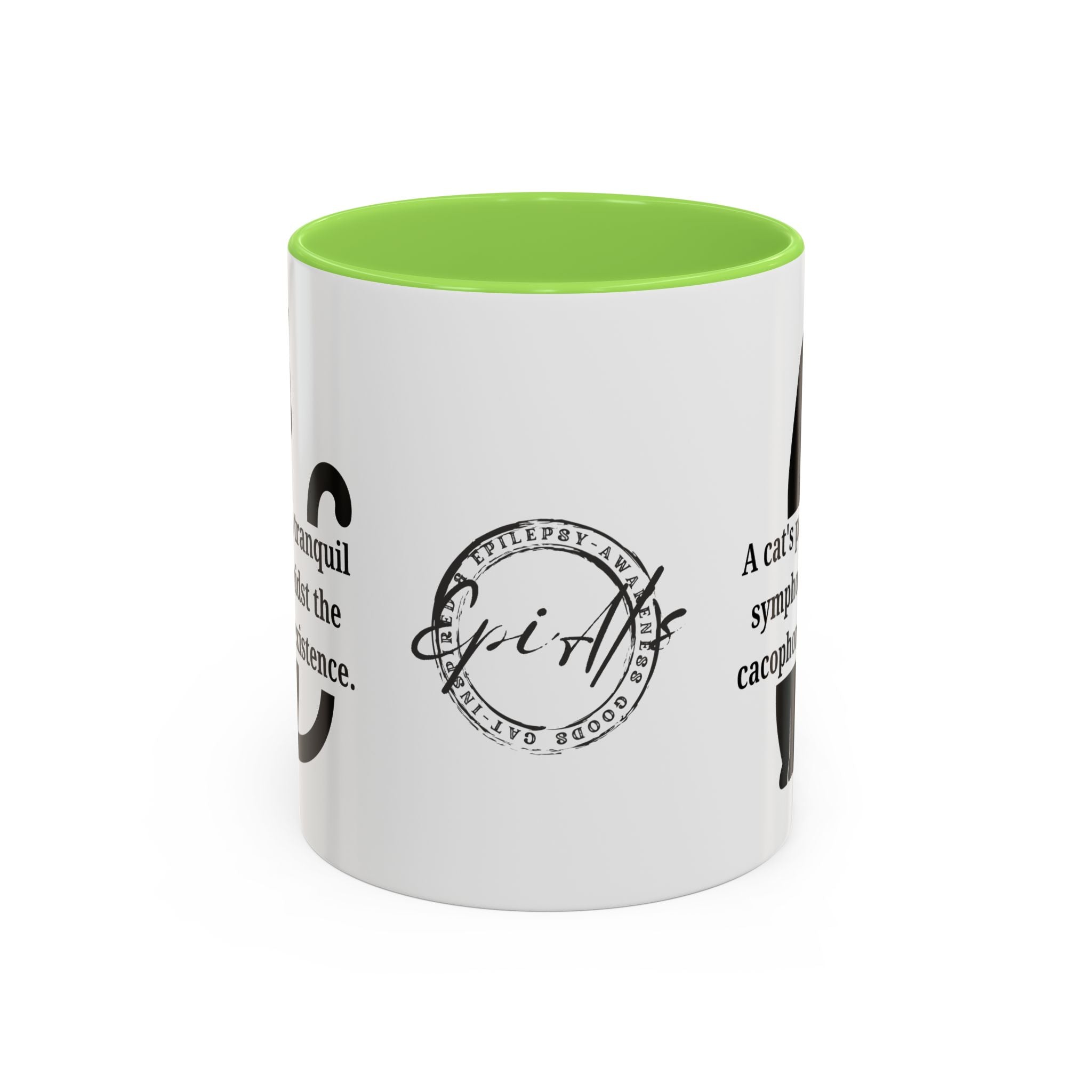 Purr Prose: Cacophony of Life Colorful Mugs (11oz, 15oz) - EpiAl's Shop