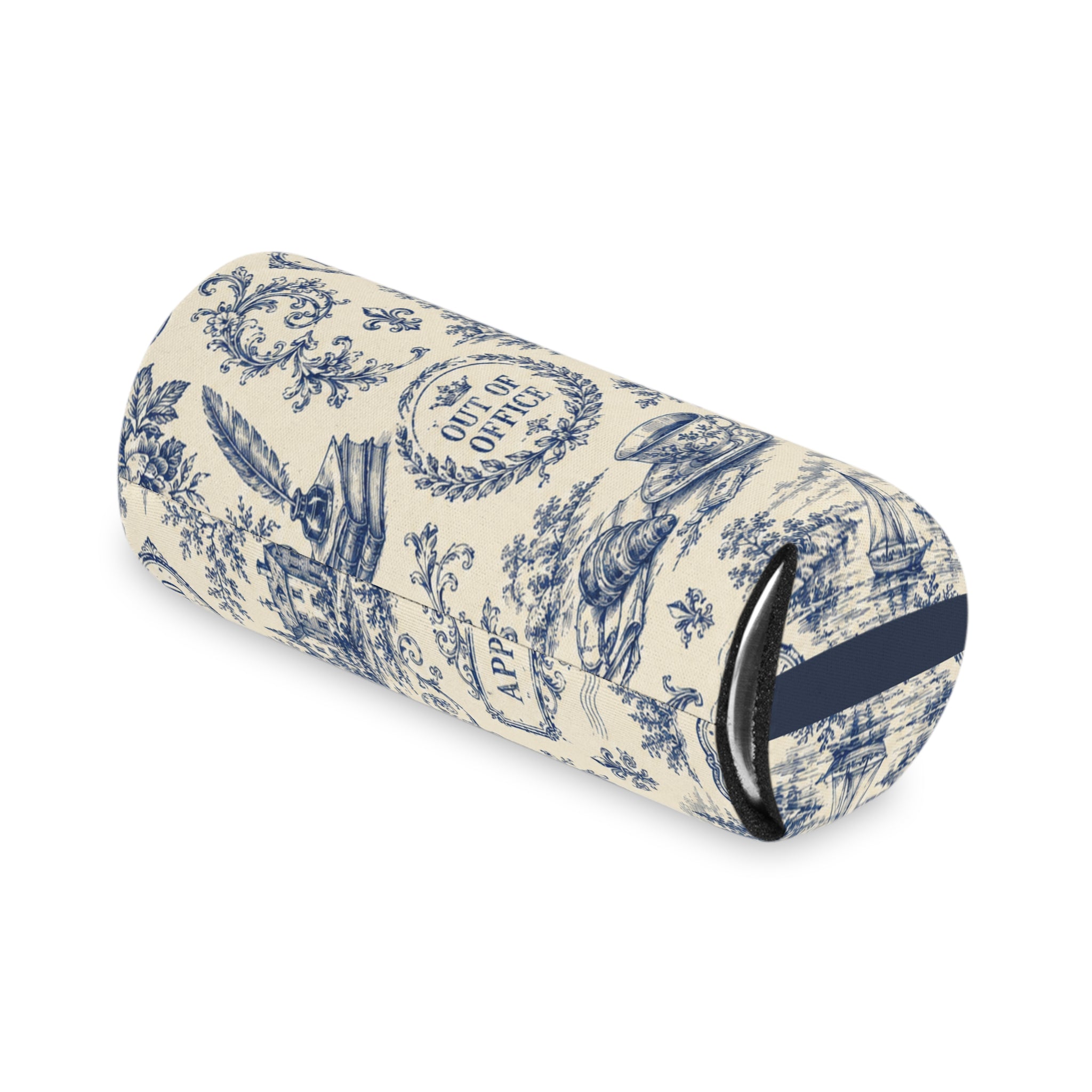 Out of Office Toile Can Cooler