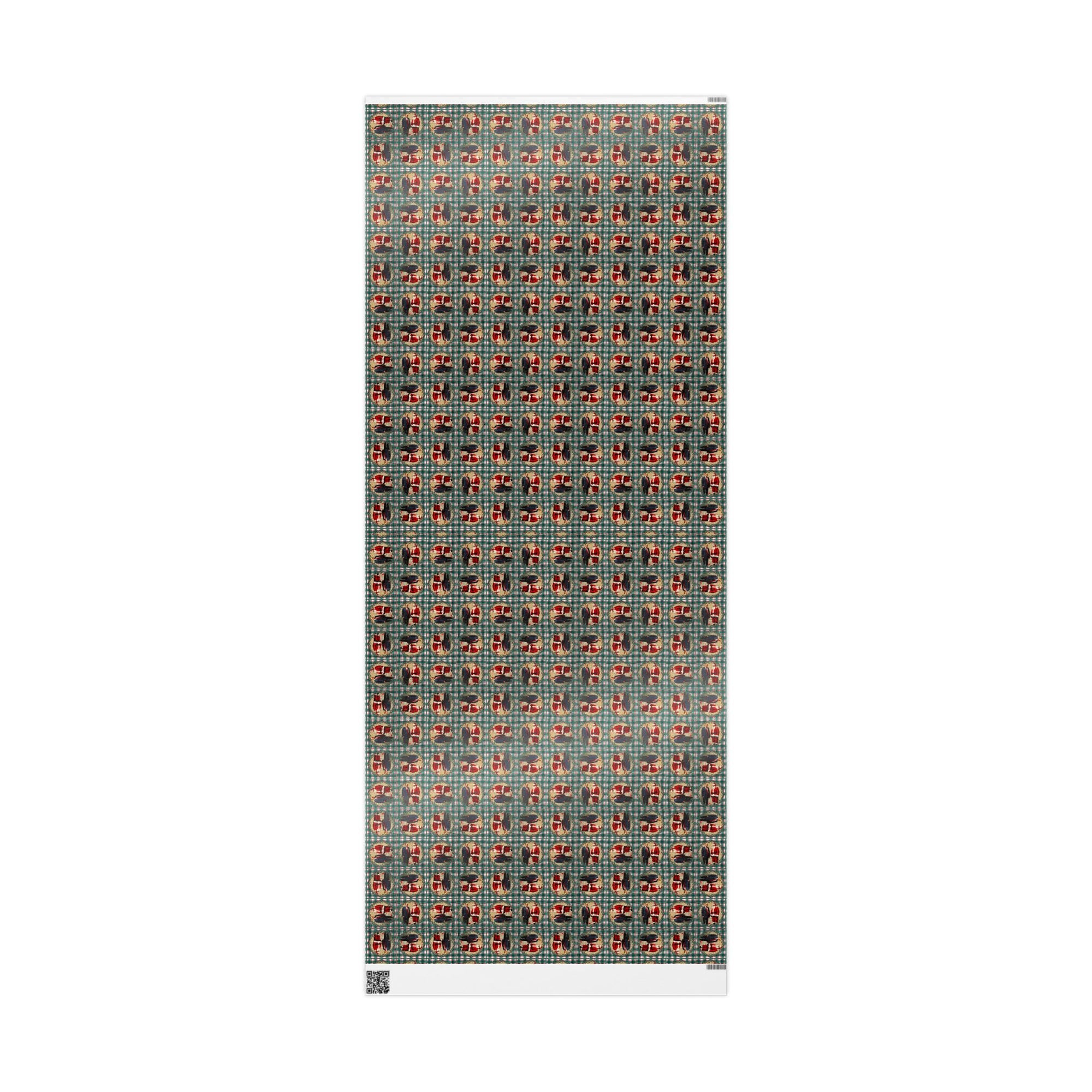 Vintage Style Trump Santa Wrapping Paper for Holiday Gifts