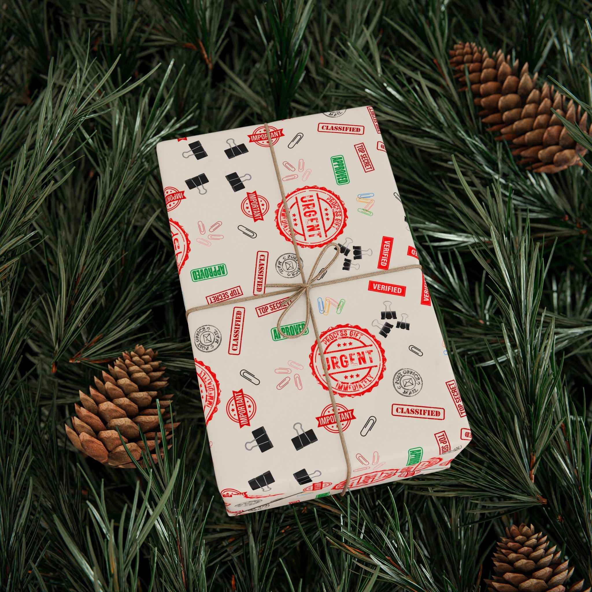 Red Tape Gift Wrap – Political Parody All-Purpose Wrapping Paper