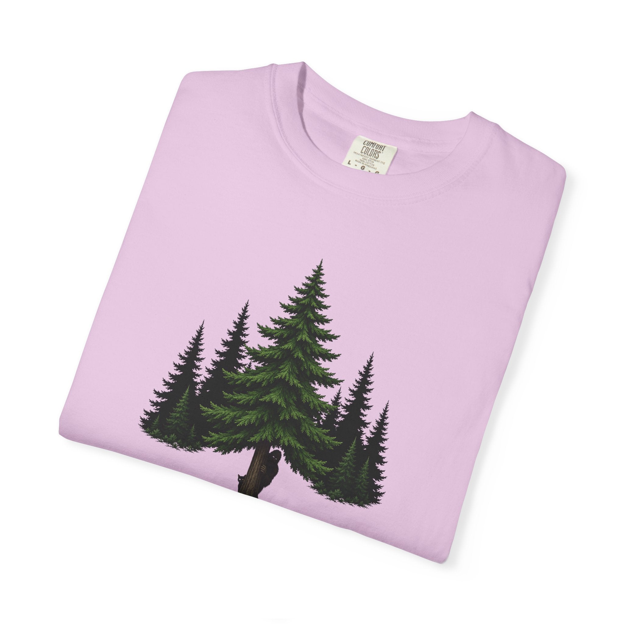 You Saw Nothing Bigfoot & Cat Garment-Dyed T-Shirt