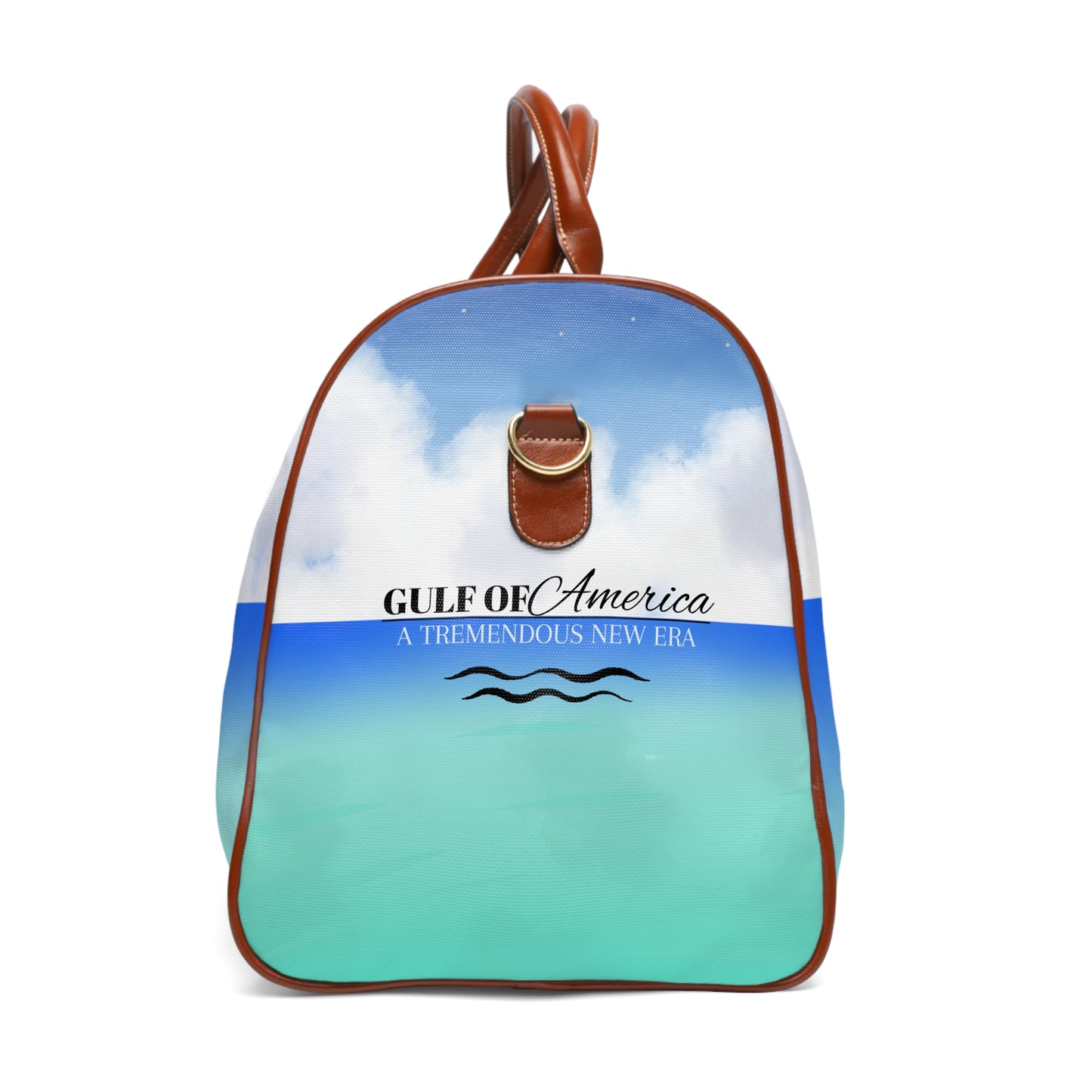 Waterproof Travel Bag - Gulf of America Design for Adventurers and Beach Lovers
