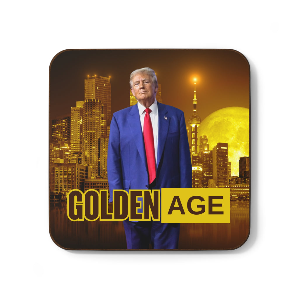 Trump Golden Age Hardboard Back Coaster