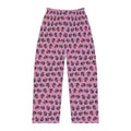 Jimothy Raccoon Pajama Pants: Pink Women’s Lounge Bottoms