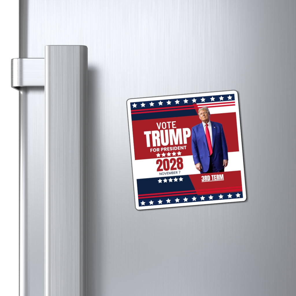 Vote Trump 2028 Magnetic Campaign Magnet