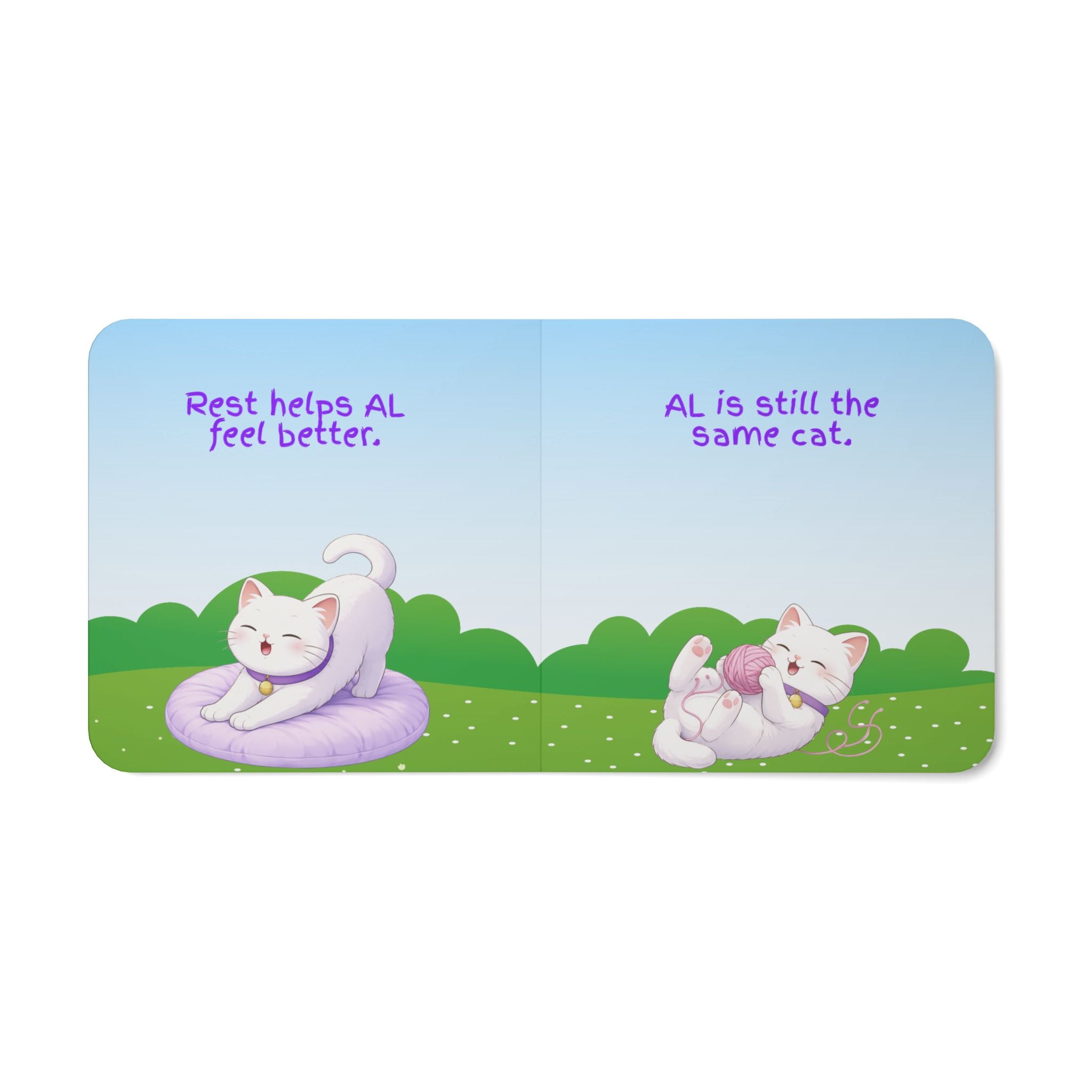 AL the Epikitty Board Book | A Gentle Story About Epilepsy, by Leanne H. West