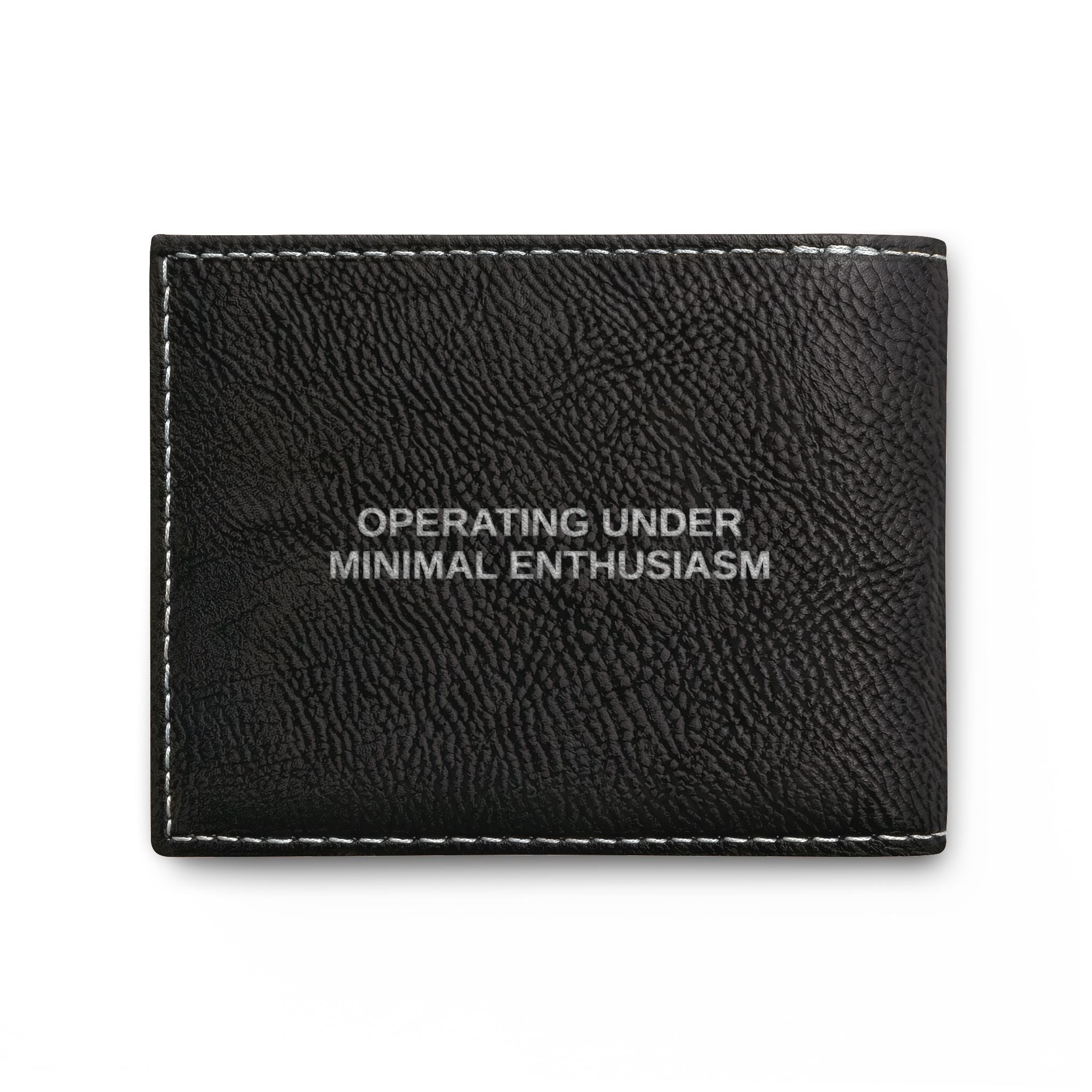 Department of Daily Obligations RFID Wallet | Operating Under Minimal Enthusiasm Bifold Wallet