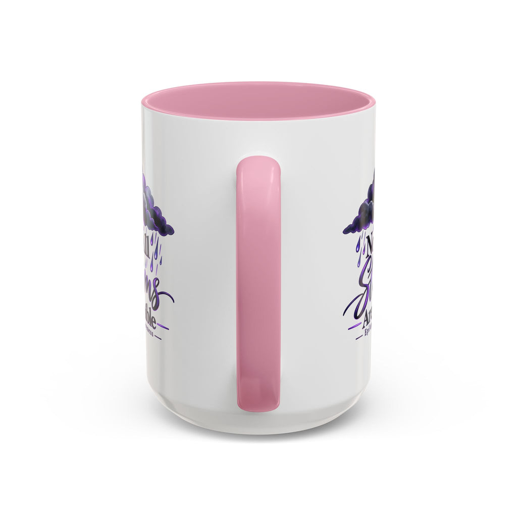 Not All Storms Are Visible Epilepsy Awareness Mug | Purple Storm Cloud Coffee Cup (11oz/15oz)