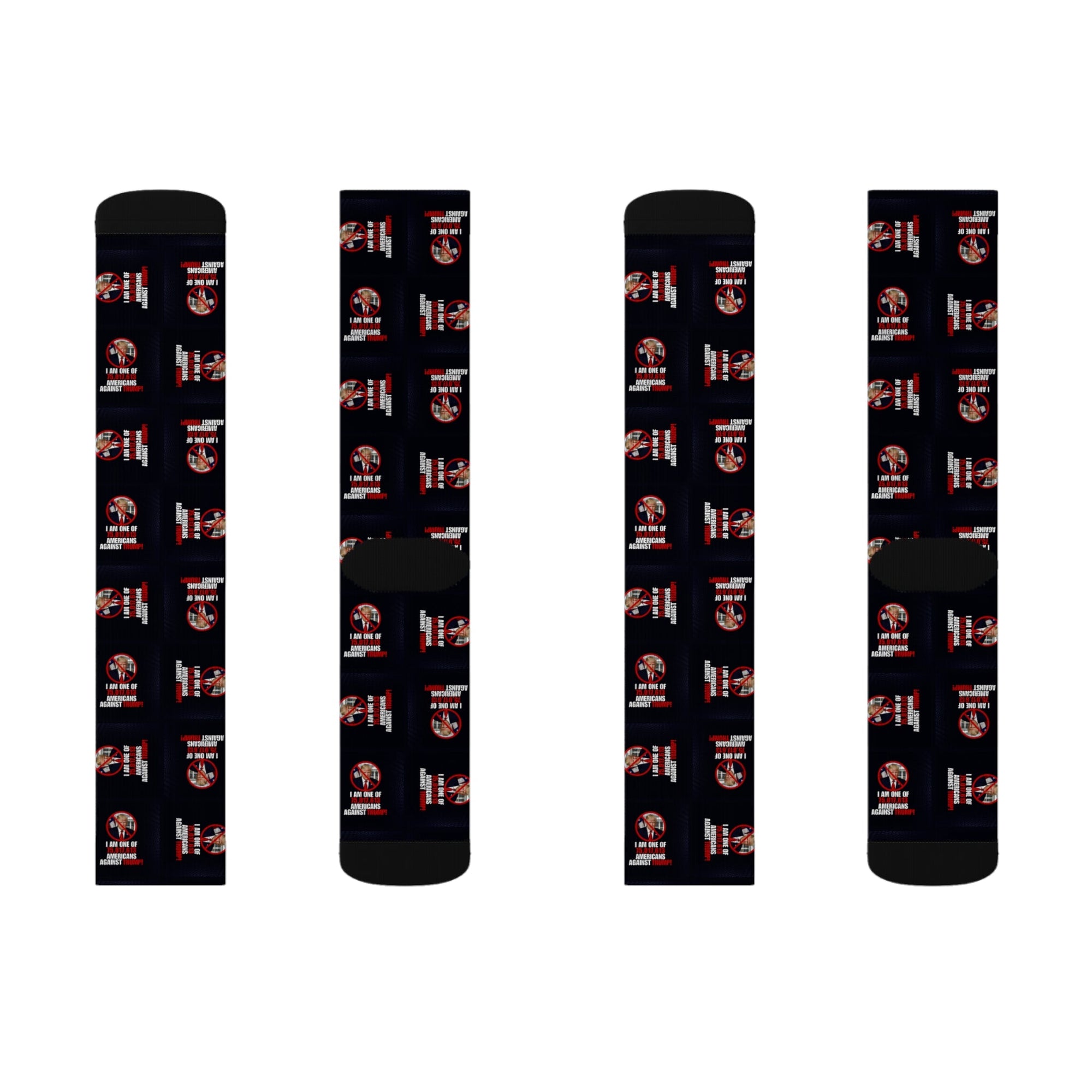 Sublimation Socks - Americans Against Trump Design Printify