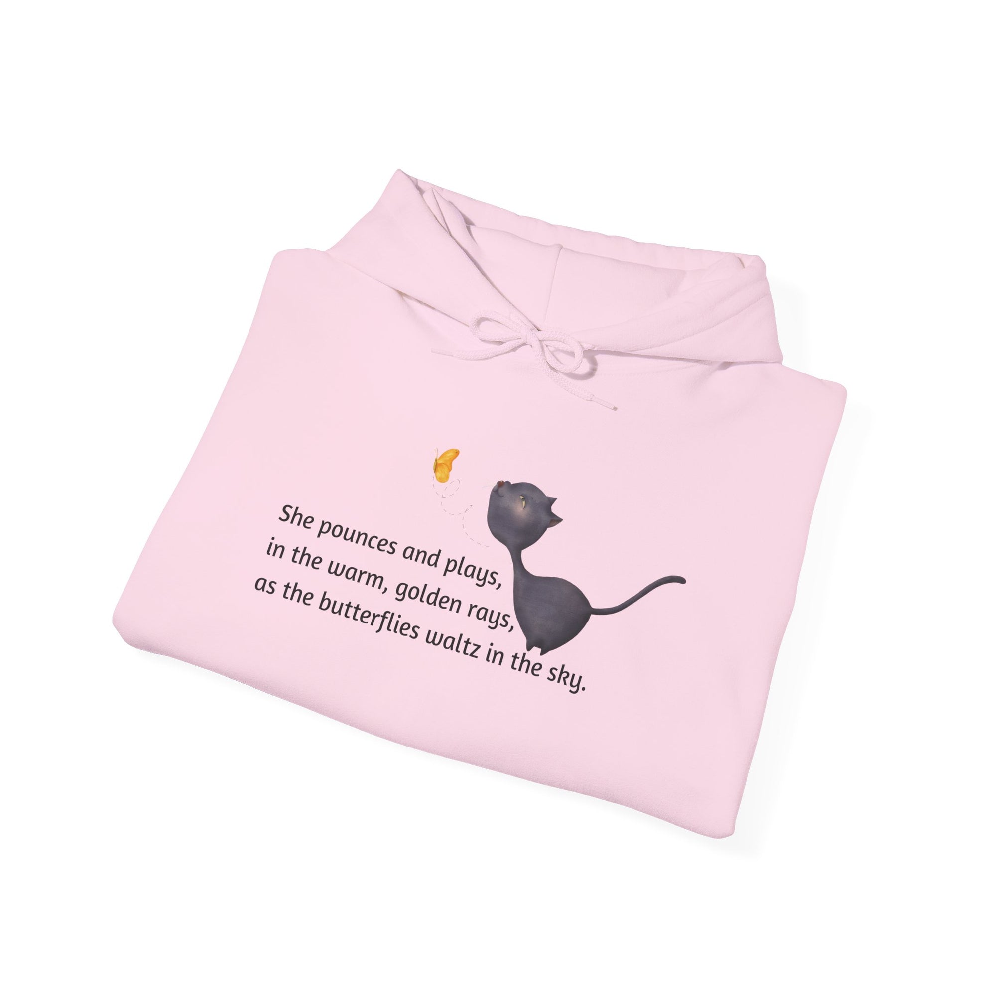 She Pounces & Plays Unisex Heavy Blend™ Hooded Sweatshirt