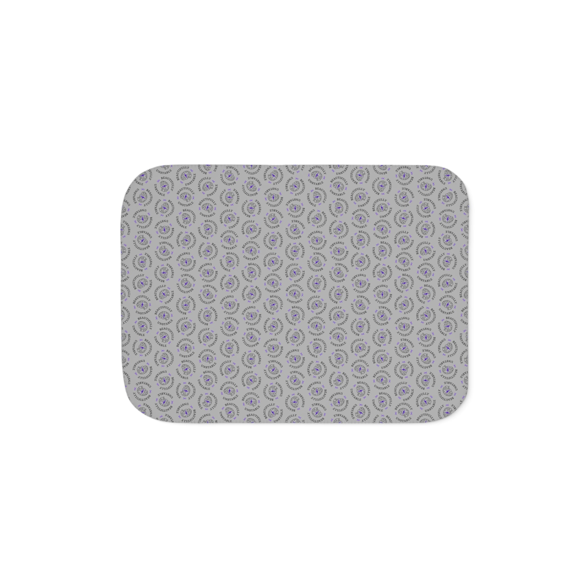 Beautifully Unstable Sherpa Blanket – Cozy Awareness Throw