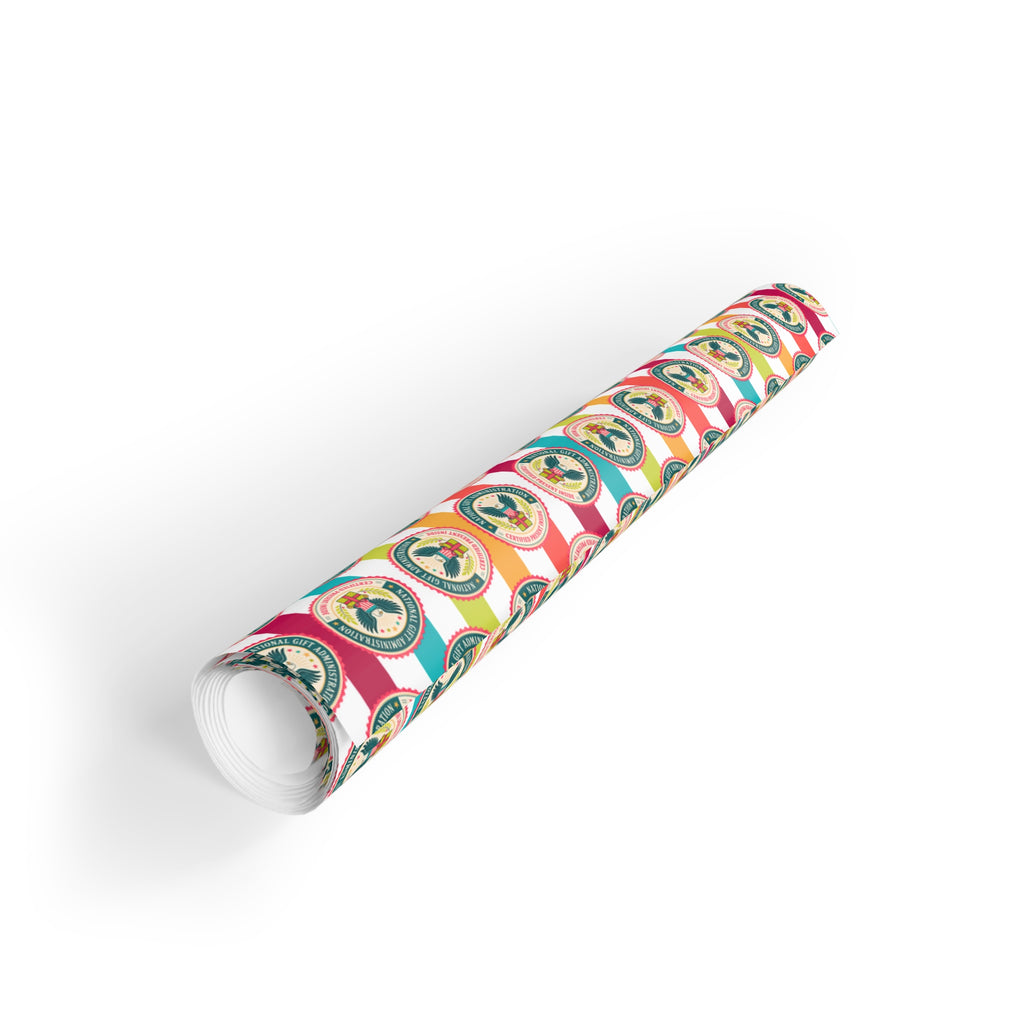 National Gift Administration Wrapping Paper | Certified Present Inside Official Gift Wrap