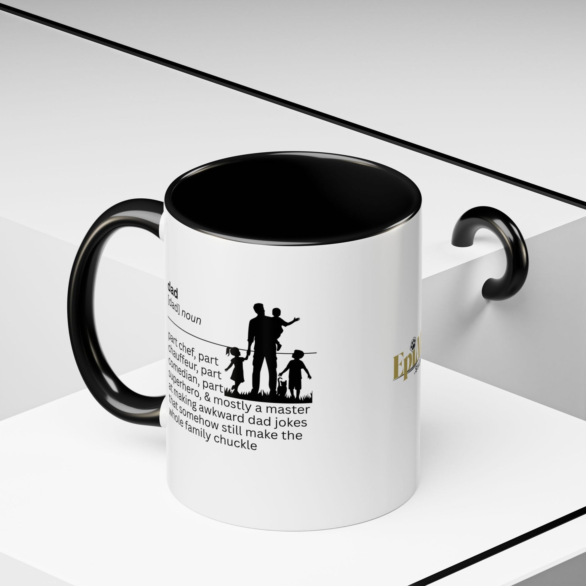 Dad Jokes Accent Coffee Mug - Perfect Gift for Dads
