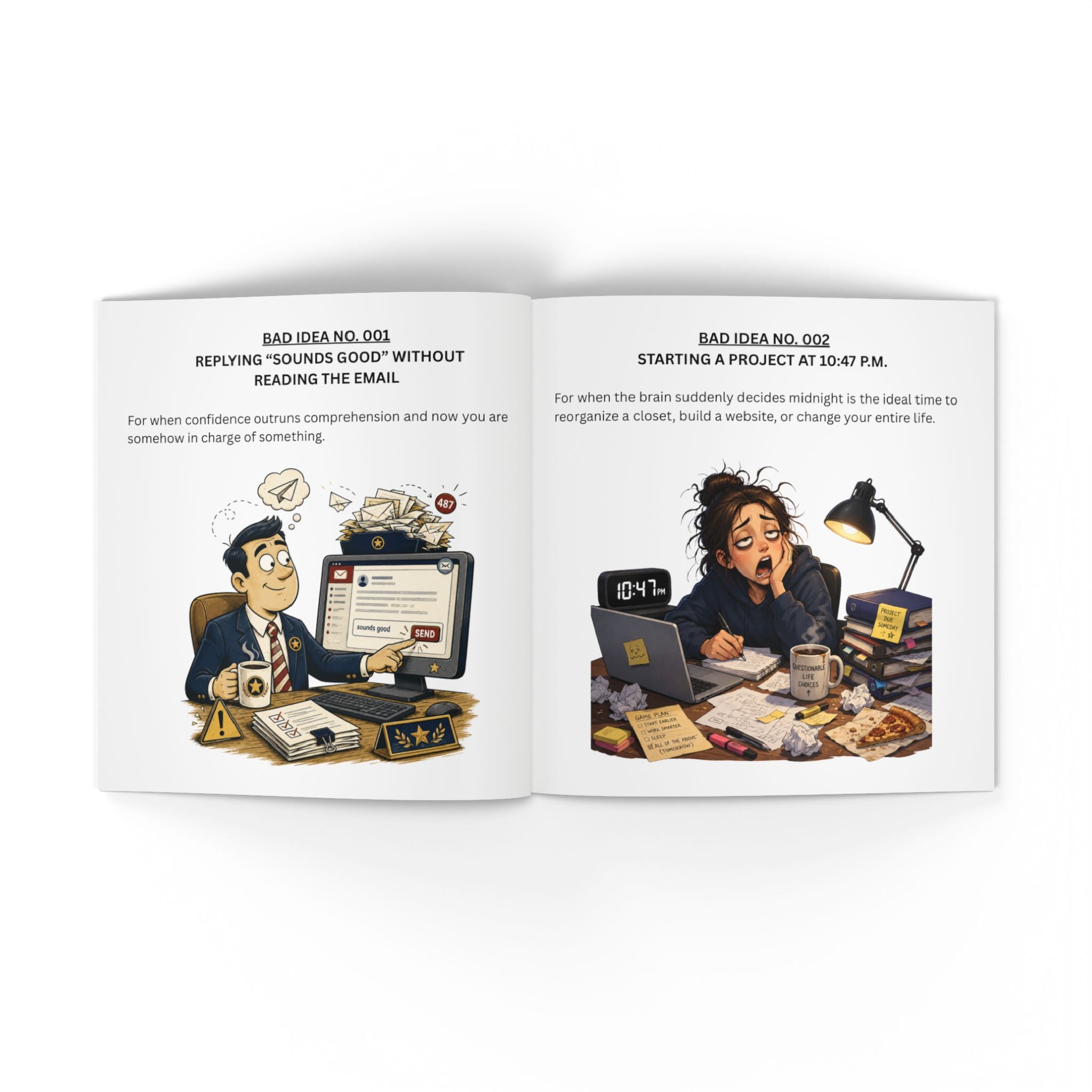 Bureau of Bad Ideas: Funny Faux-Government Softcover Book