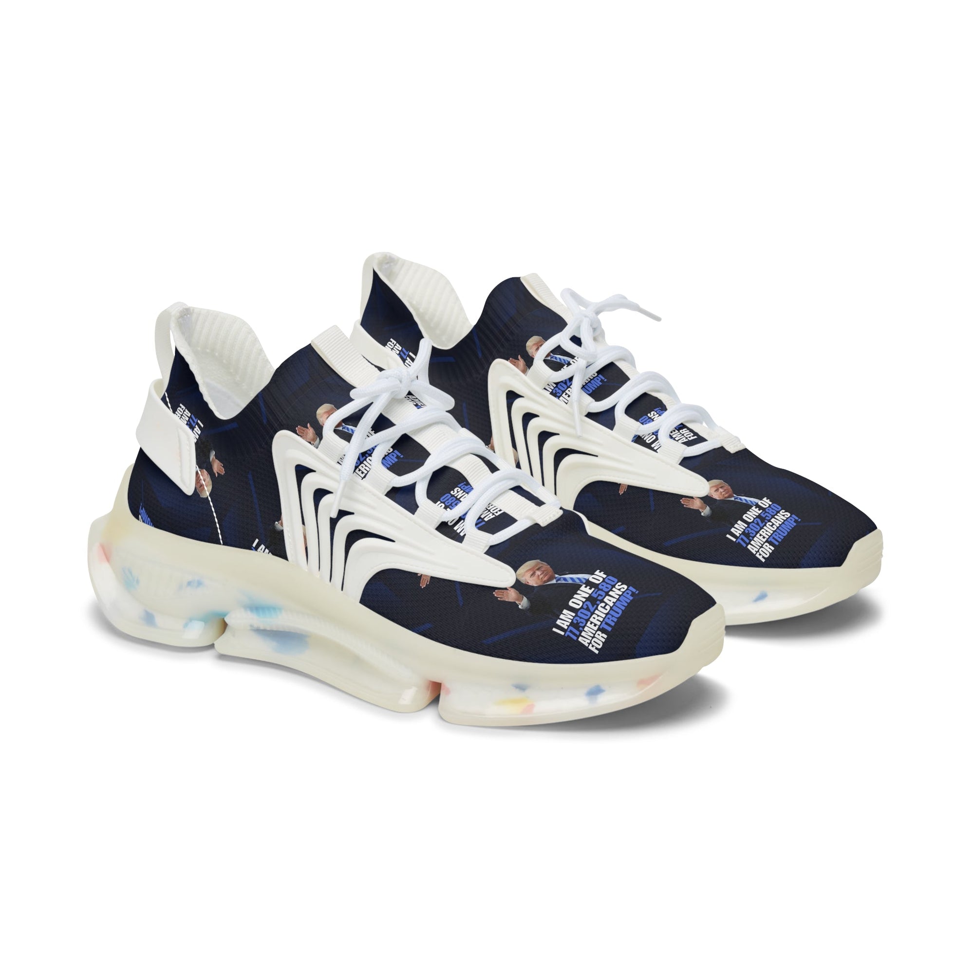 Stylish Women's Mesh Sneakers | American for Trump Design Printify