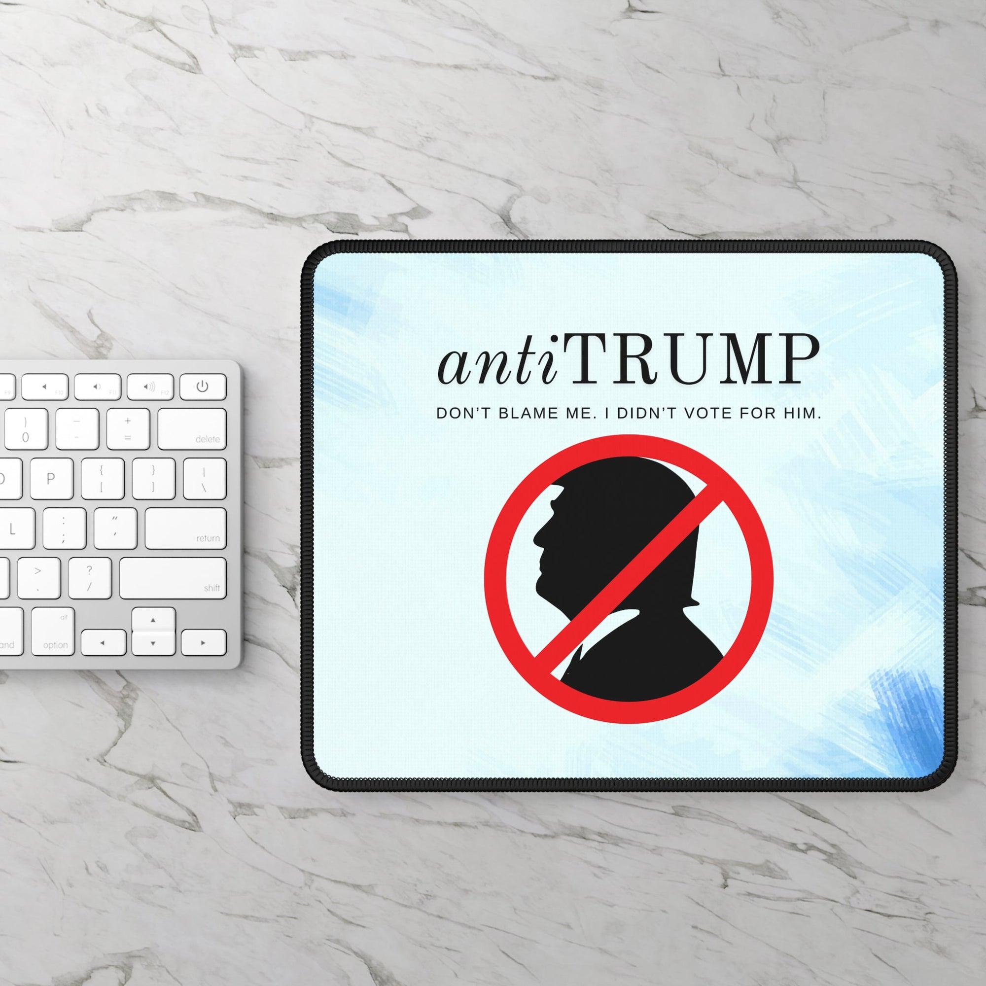 Anti-Trump Gaming Mouse Pad - Political Statement Desk Accessory Printify