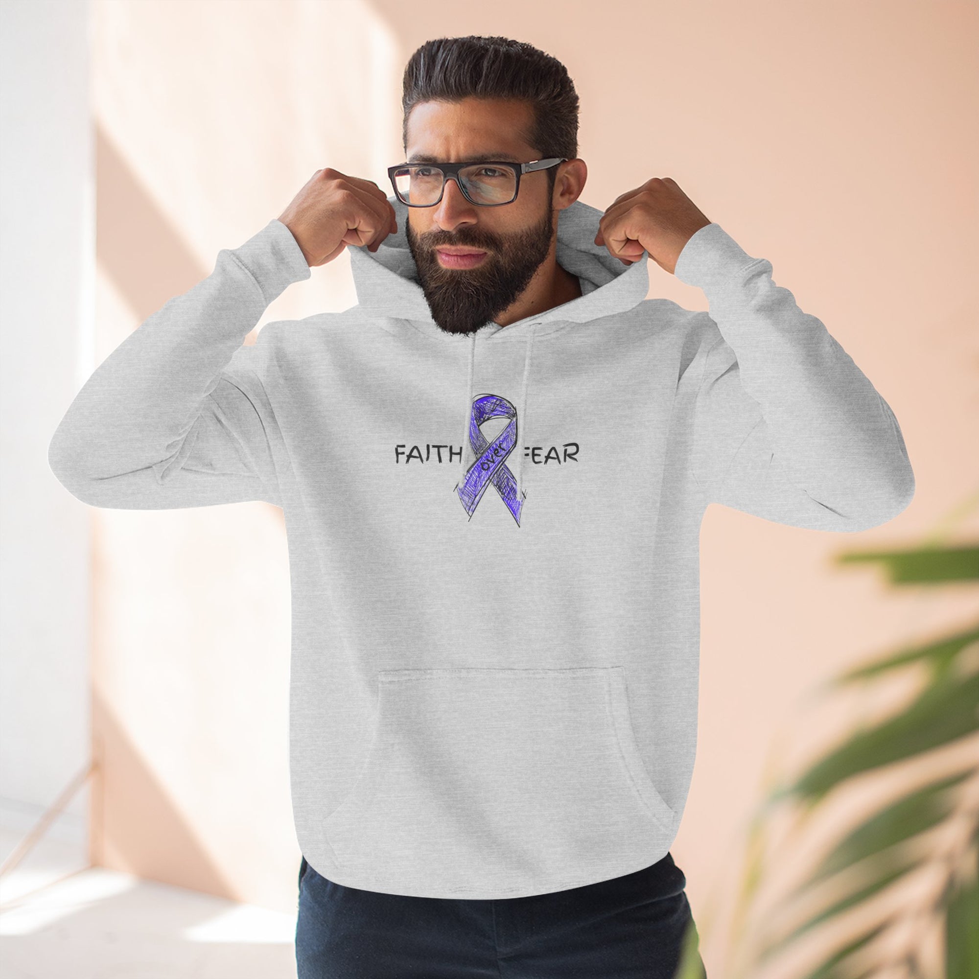 Faith Over Fear Epilepsy Awareness Hoodie