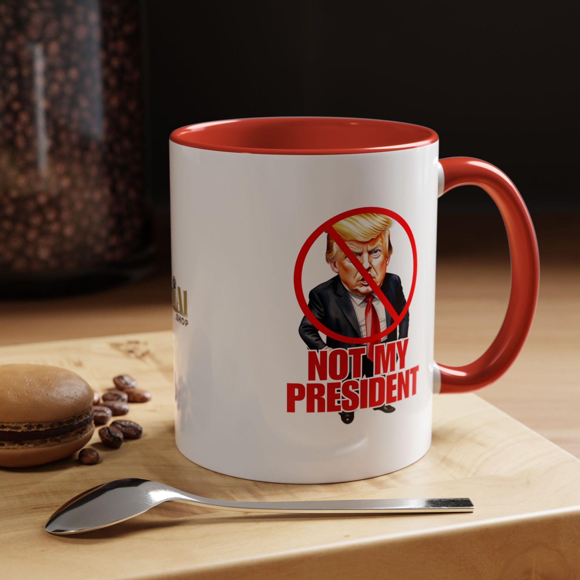 Not My President Coffee Mug - 11oz & 15oz Accent Mug for Political Activism