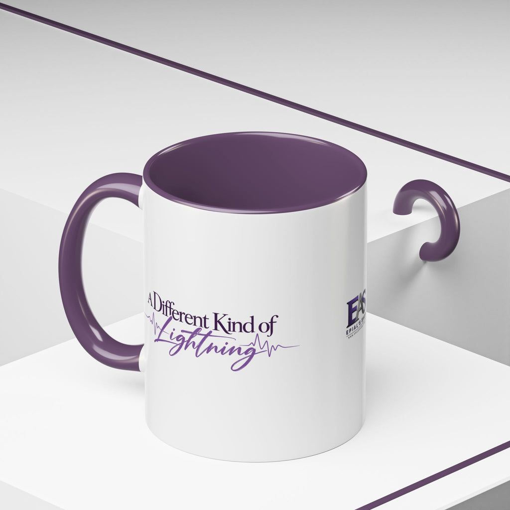 A Different Kind of Lightning | Epilepsy Awareness Two-Tone Coffee Mug (11oz/15oz)