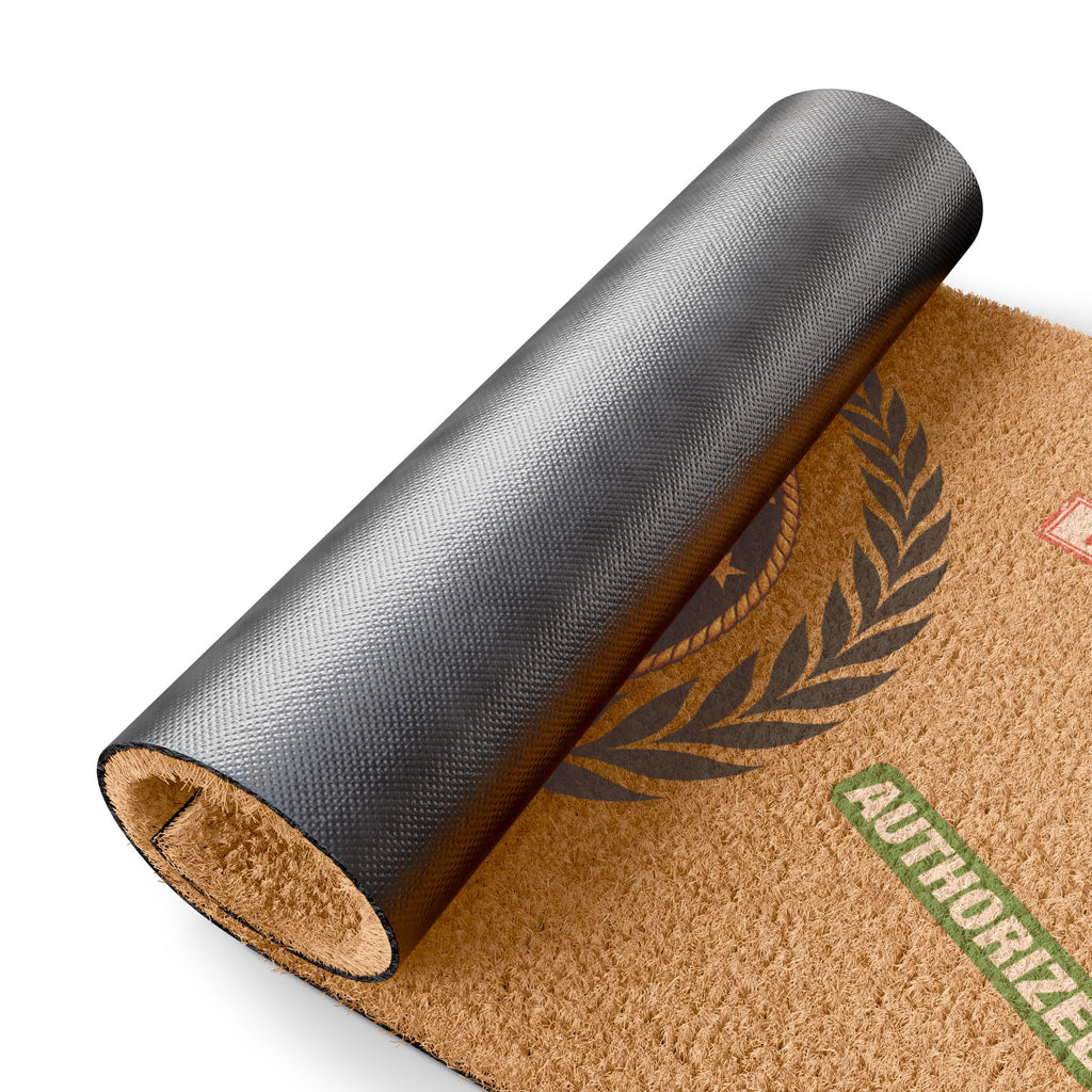 Certified Entry: Big Welcome Political Parody Doormat