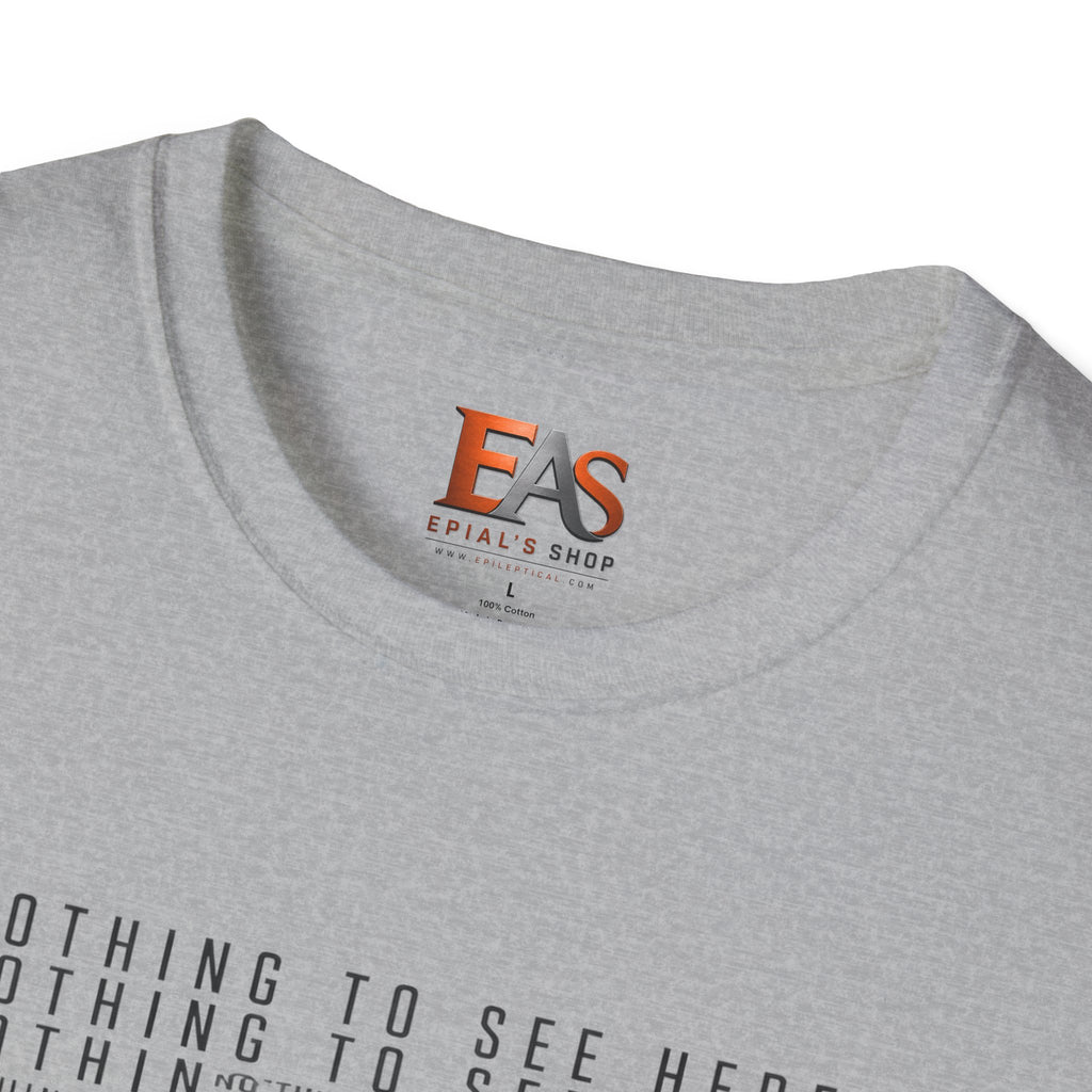 Nothing to See Here T-Shirt | Hidden Fingerprint True Crime & Internet Sleuth Tee