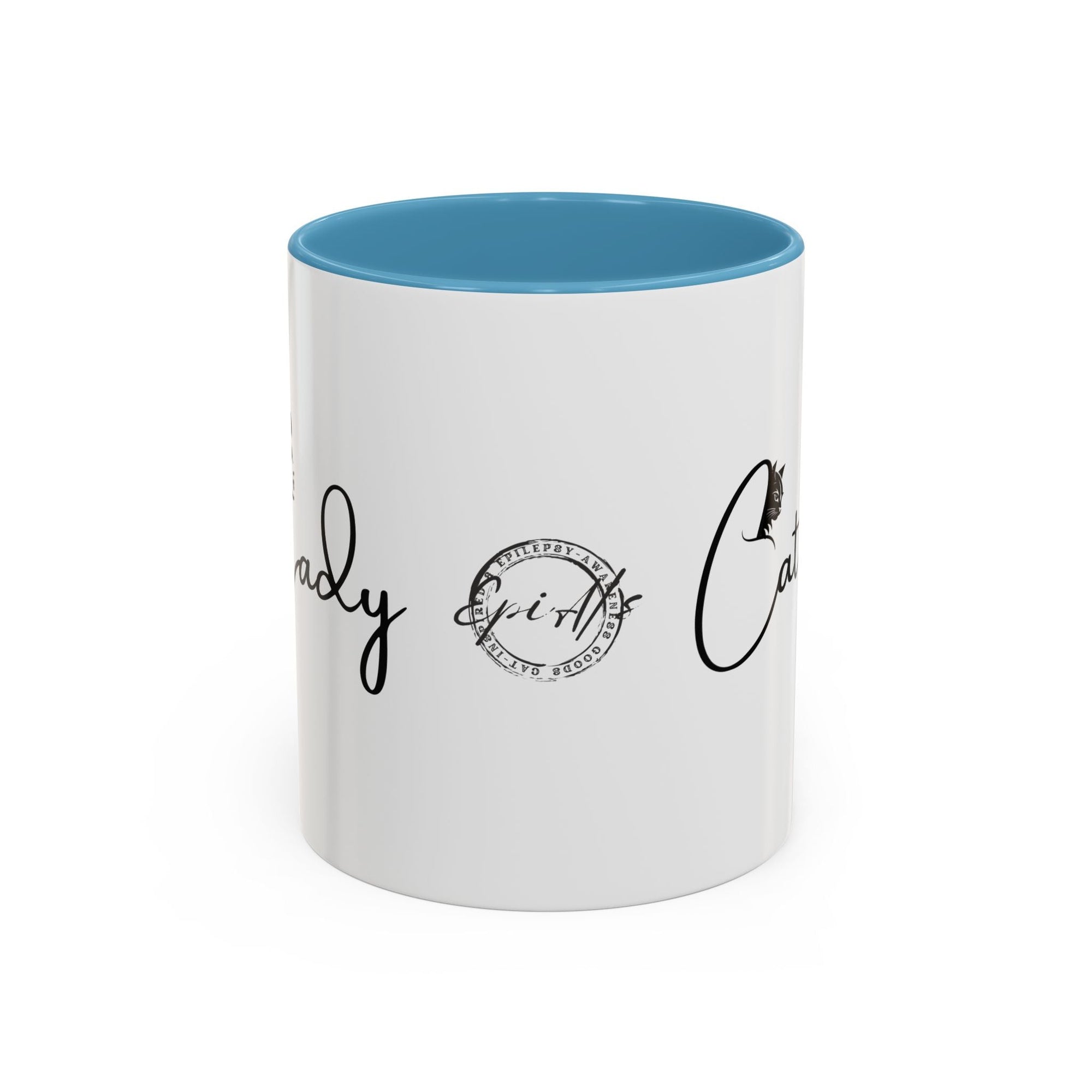 Cat Lady Accent Coffee Mug - Perfect Gift for Cat Lovers Printify