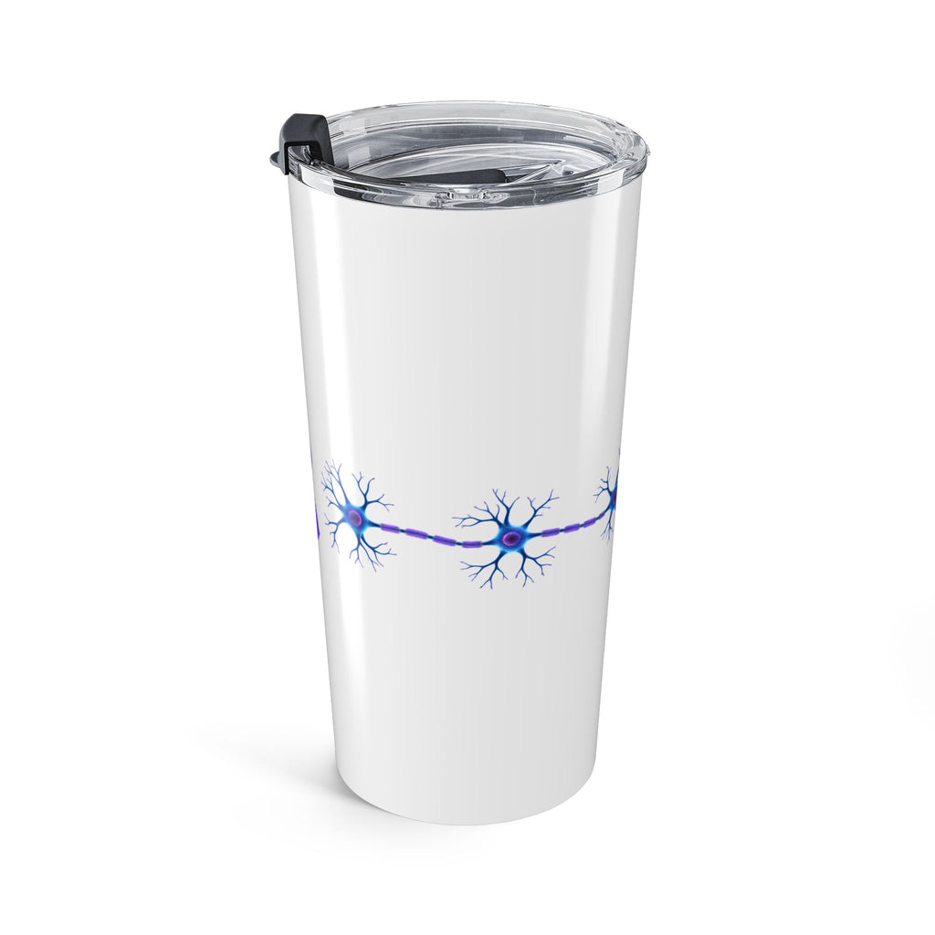 Epilepsy Awareness Purple Ribbon & Neuron 20 oz Insulated Tumbler
