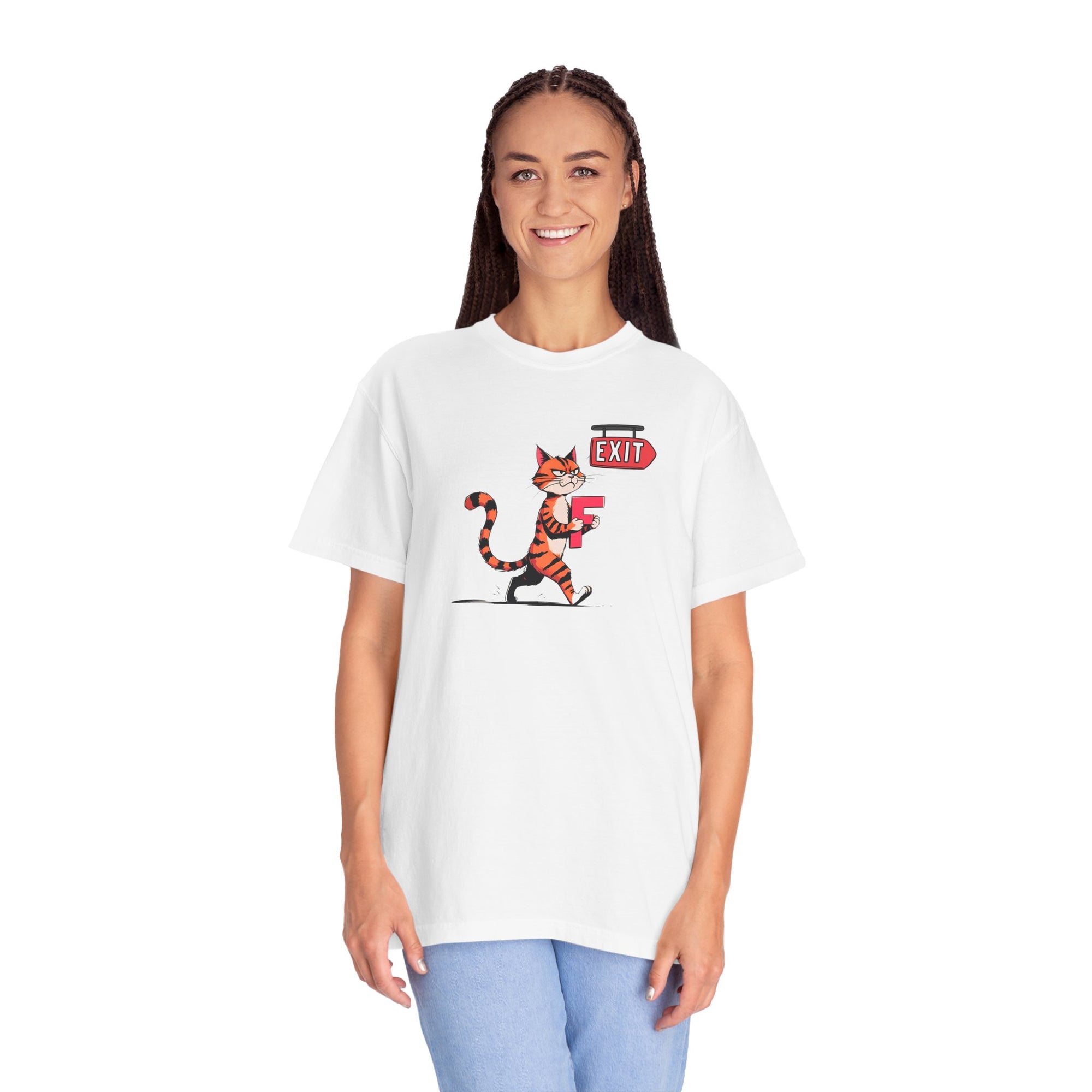 Getting the F Outta Here Unisex Garment-Dyed T-shirt