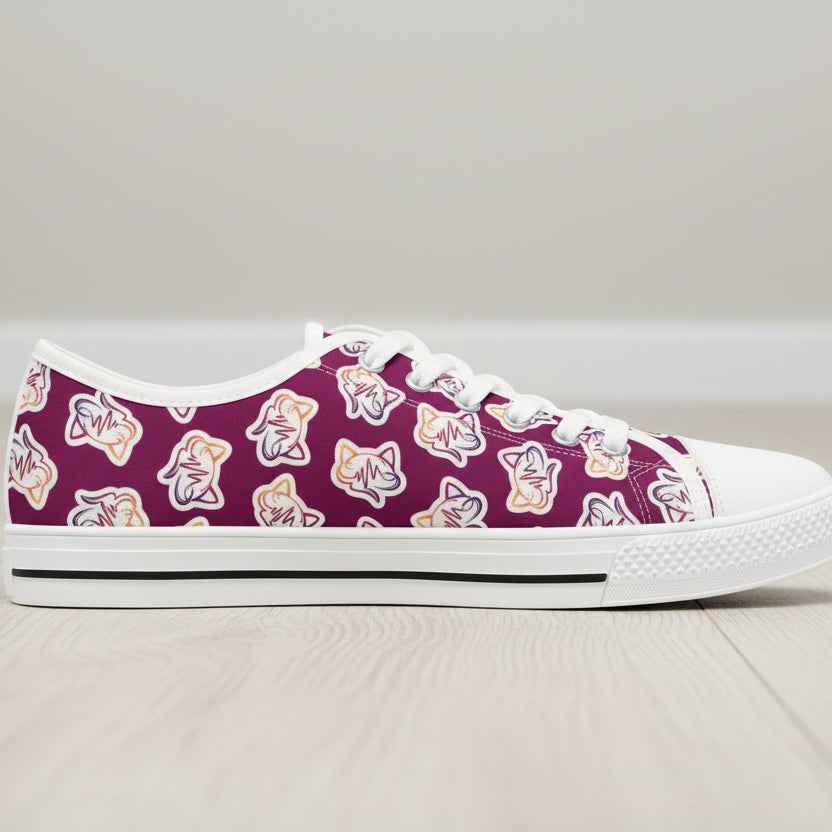 Neurostrong Stride Cat Women'sLow-Top Sneakers