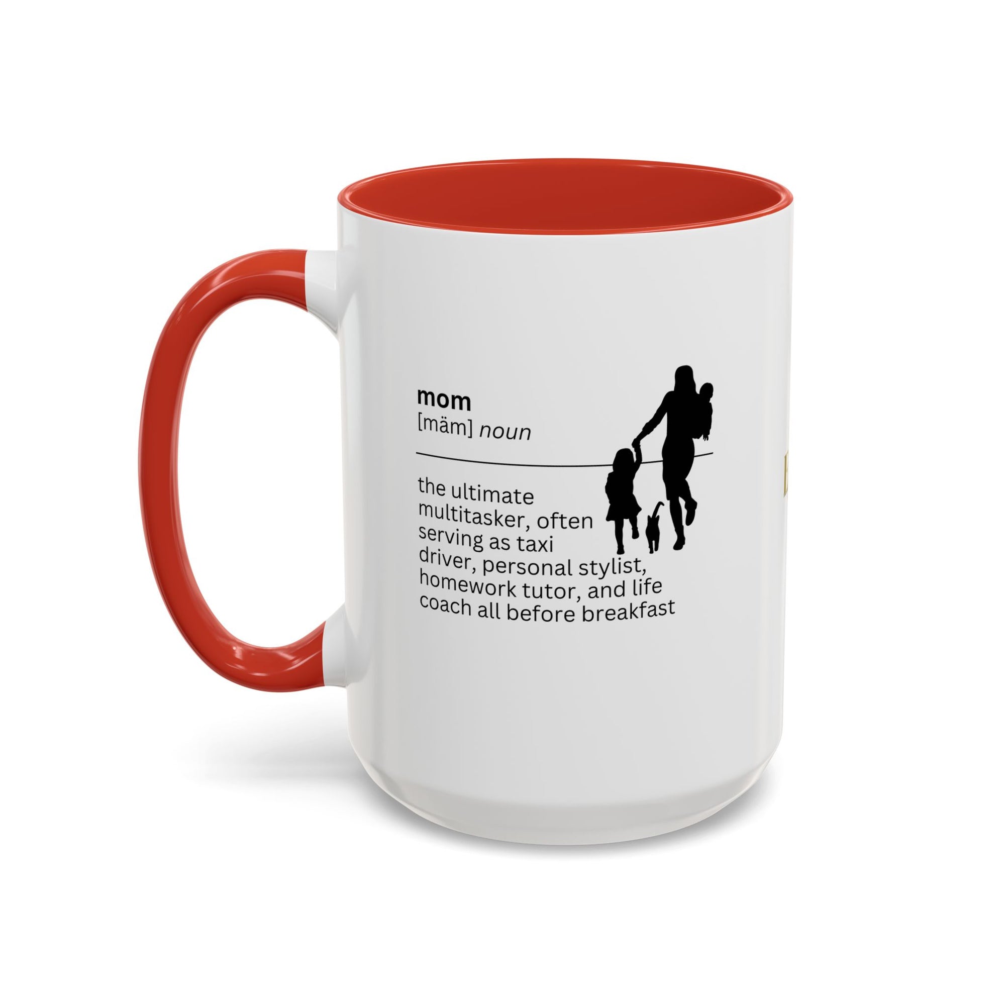 Mom Multitasker Accent Coffee Mug - Perfect Gift for Moms