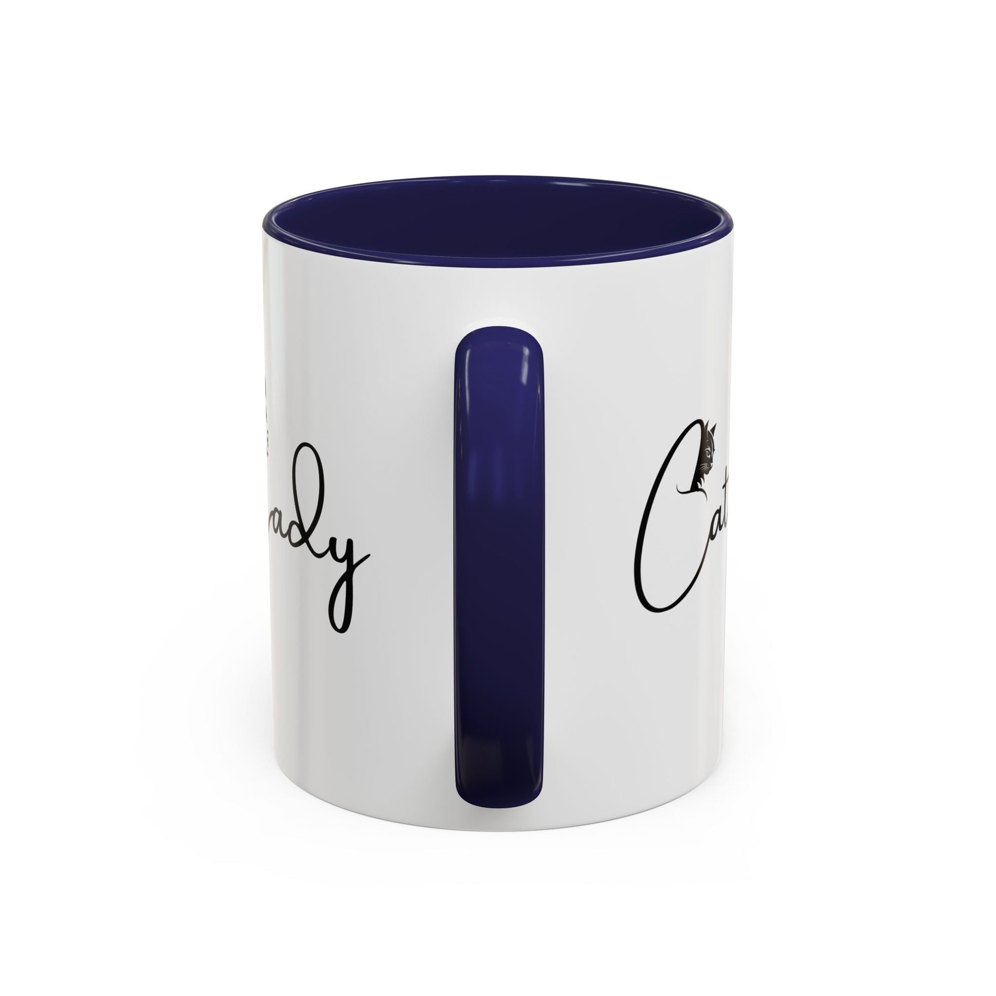 Cat Lady Accent Coffee Mug - Perfect Gift for Cat Lovers Printify