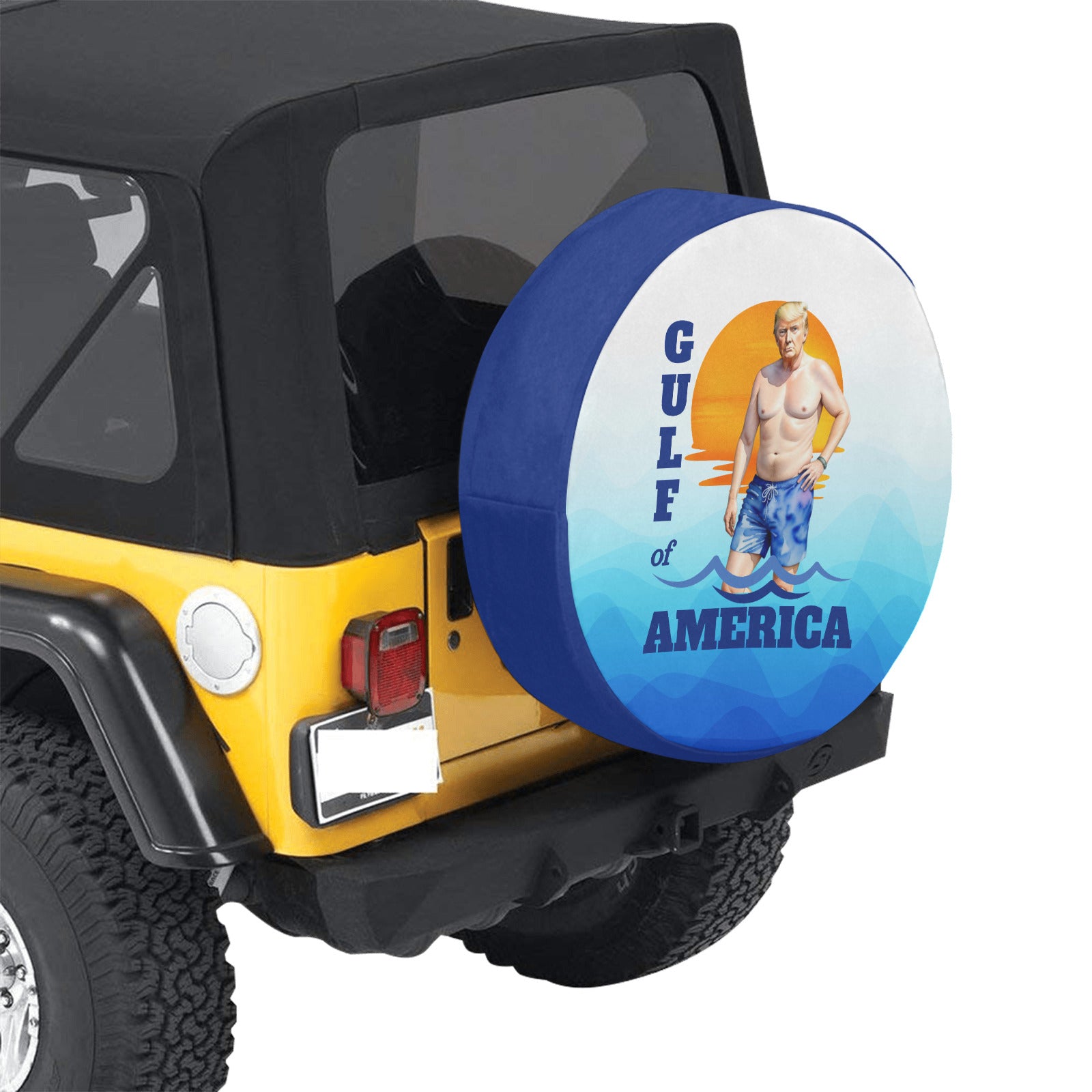 Gulf Coast Trump Spare Tire Cover (Medium)(16")