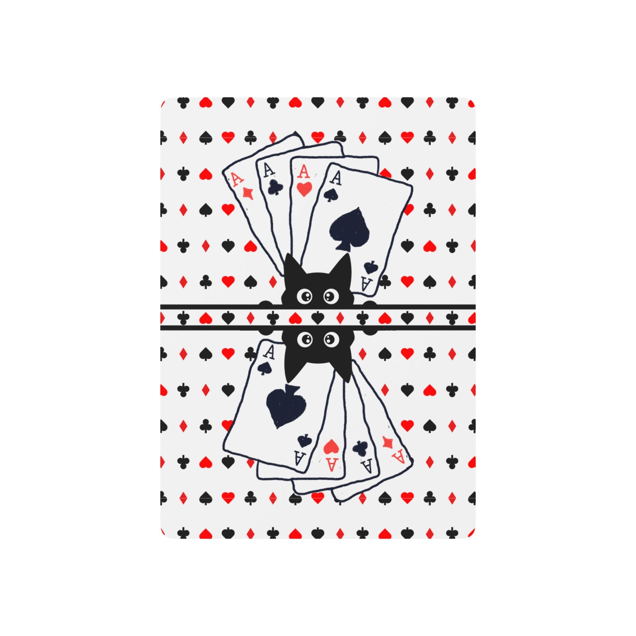 “Purrfect Aces” Cat Poker Playing Cards