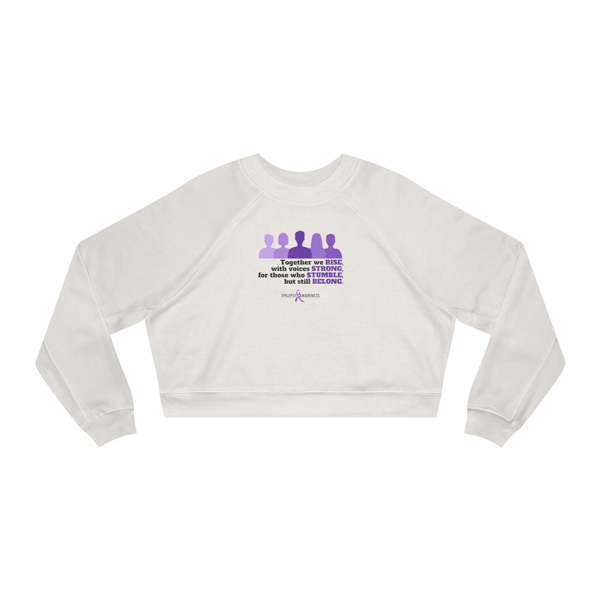 Together We Stand Women's Cropped Fleece Pullover
