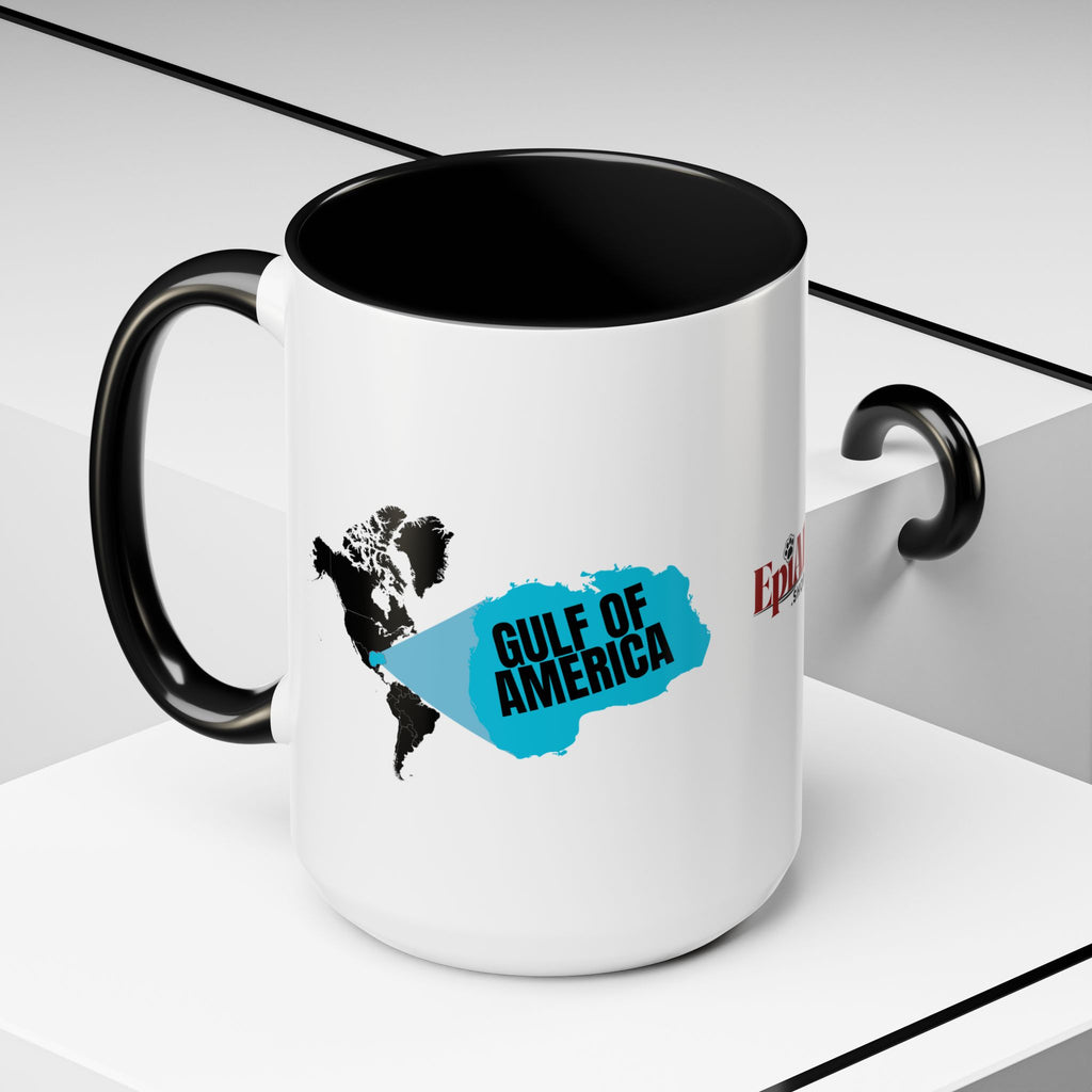 American Gulf Map Accent Coffee Mug