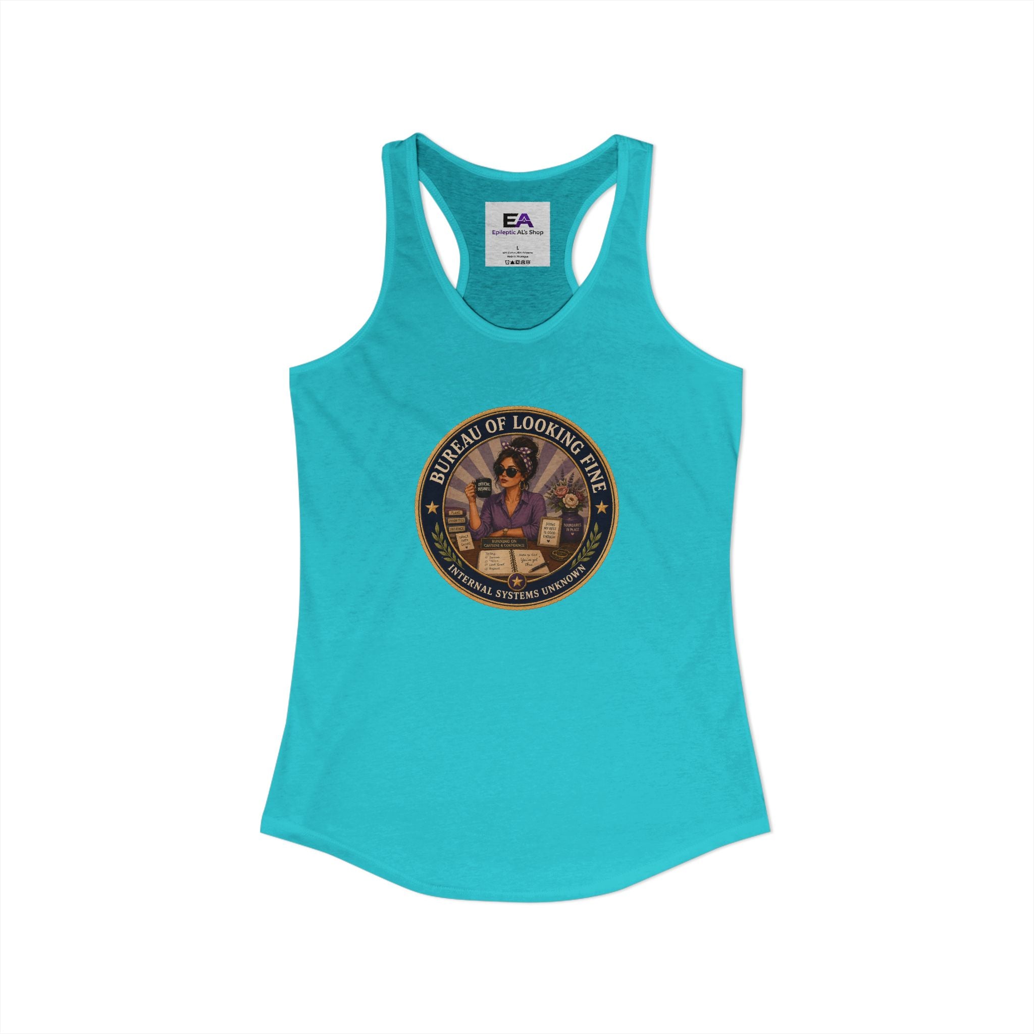 Bureau of Looking Fine Women's Racerback Tank Top – Internal Systems Unknown