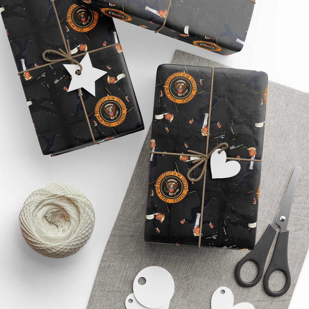 Dancing President Wrapping Paper