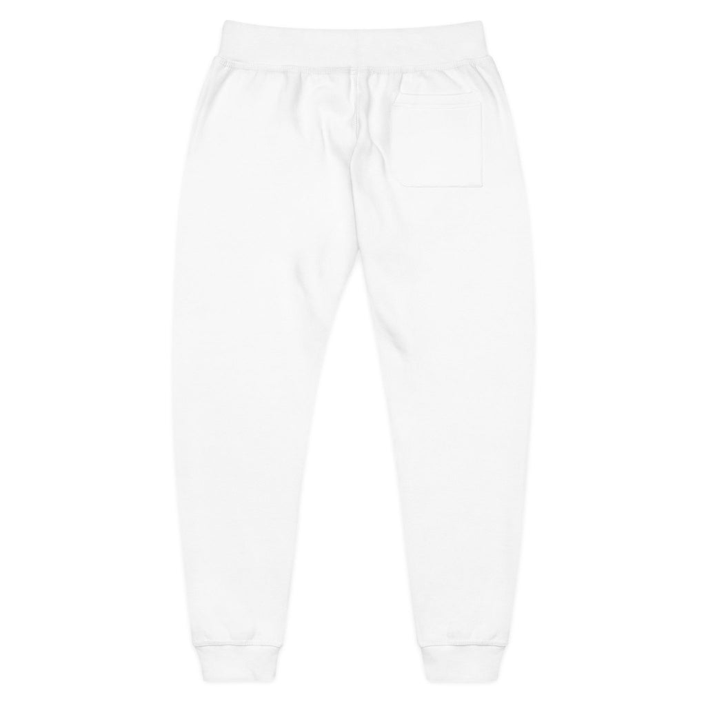 Cozy Embroidered Unisex Fleece Sweatpants for Relaxation
