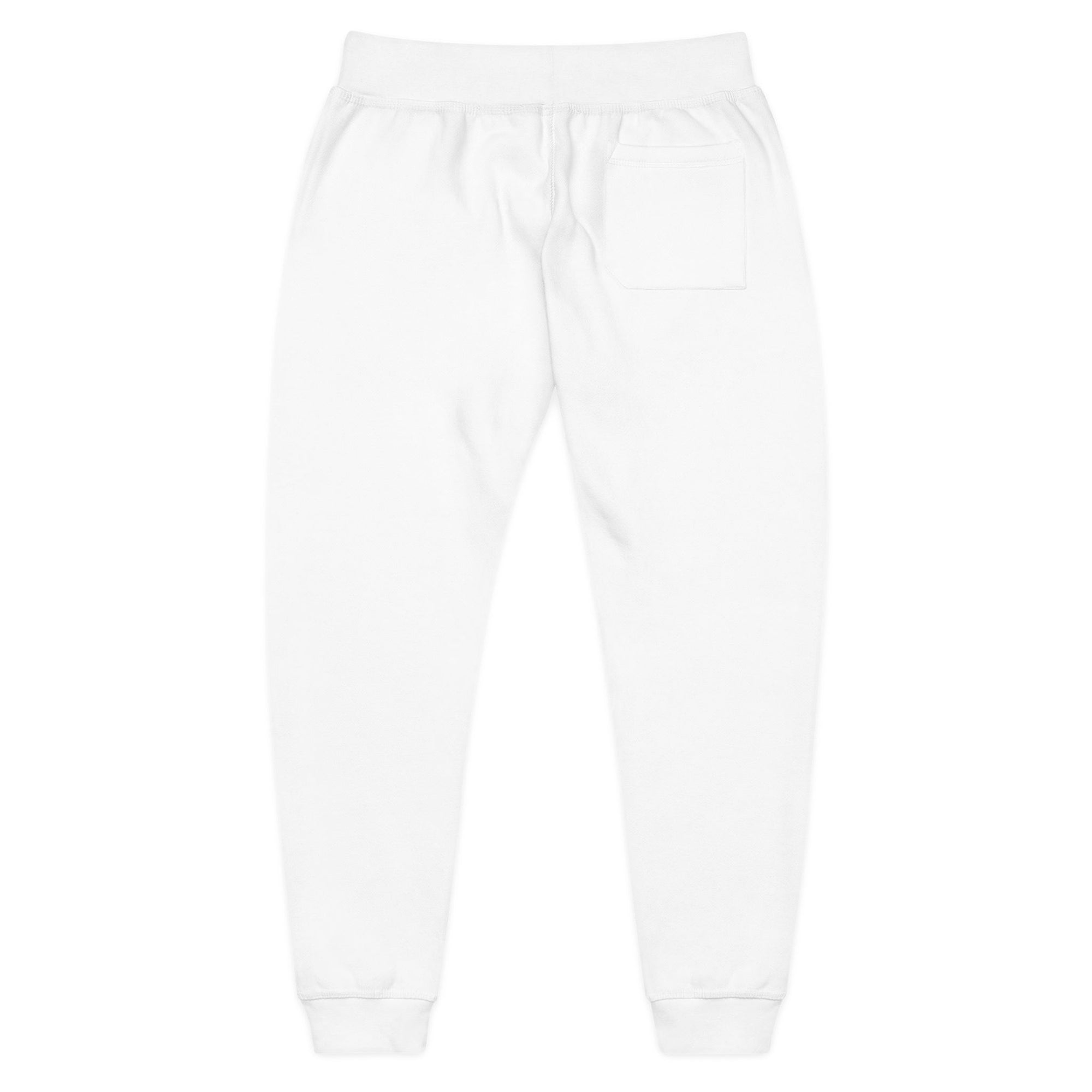 Cozy Embroidered Unisex Fleece Sweatpants for Relaxation